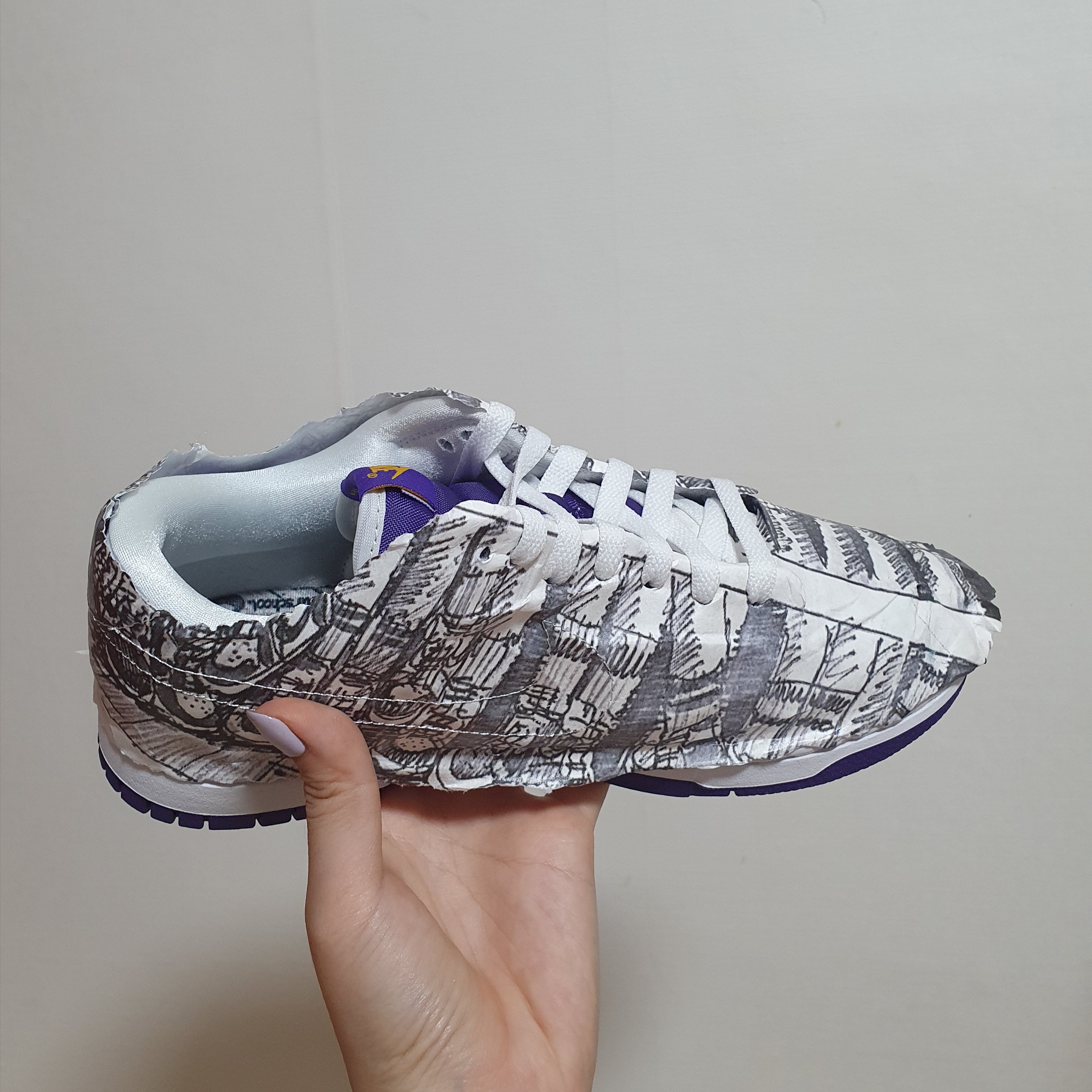 (W) Nike Dunk Low SE Flip 착용 스타일 - 2