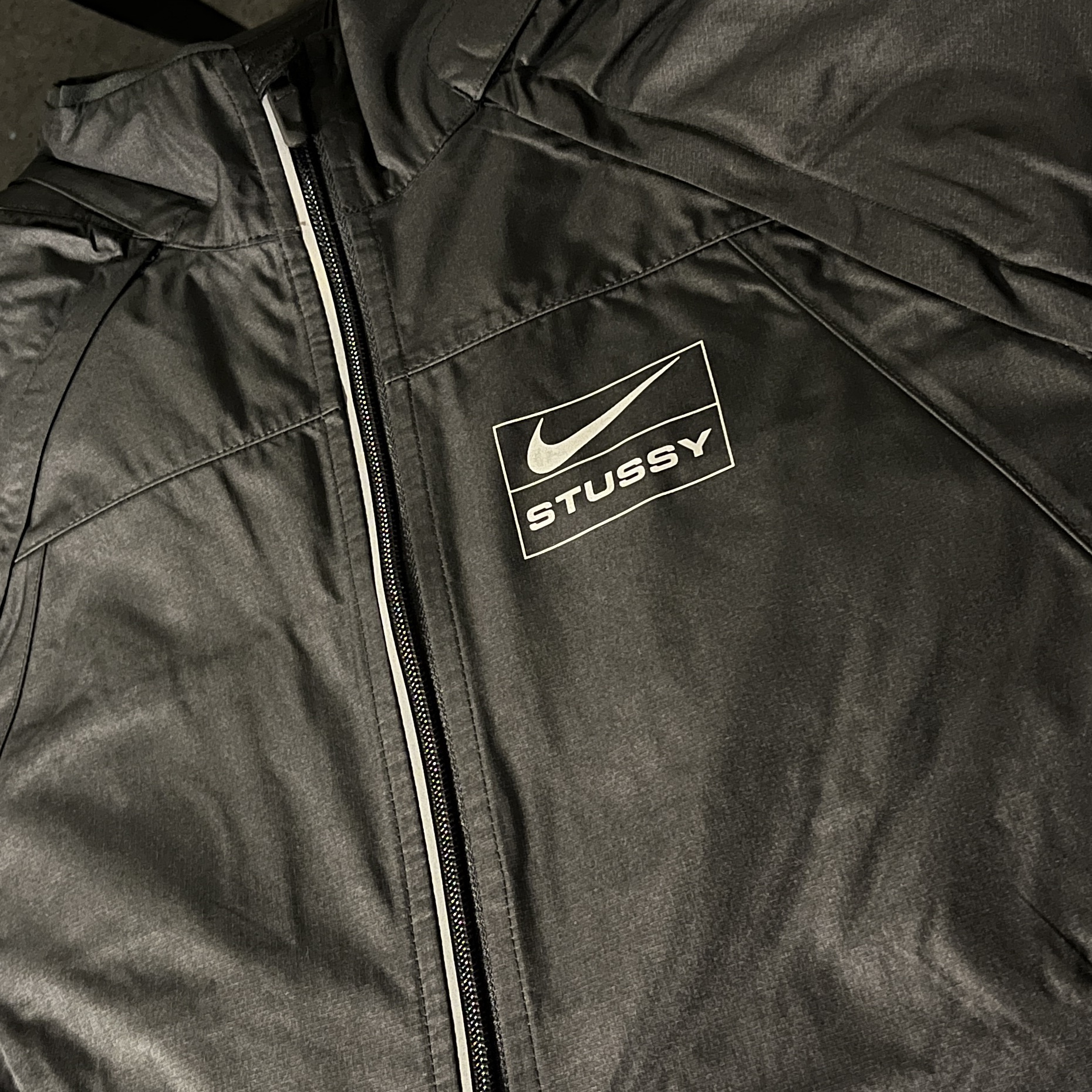 Nike x Stussy NRG FL Storm-Fit Jacket Black (DO5304-010) 착용 스타일