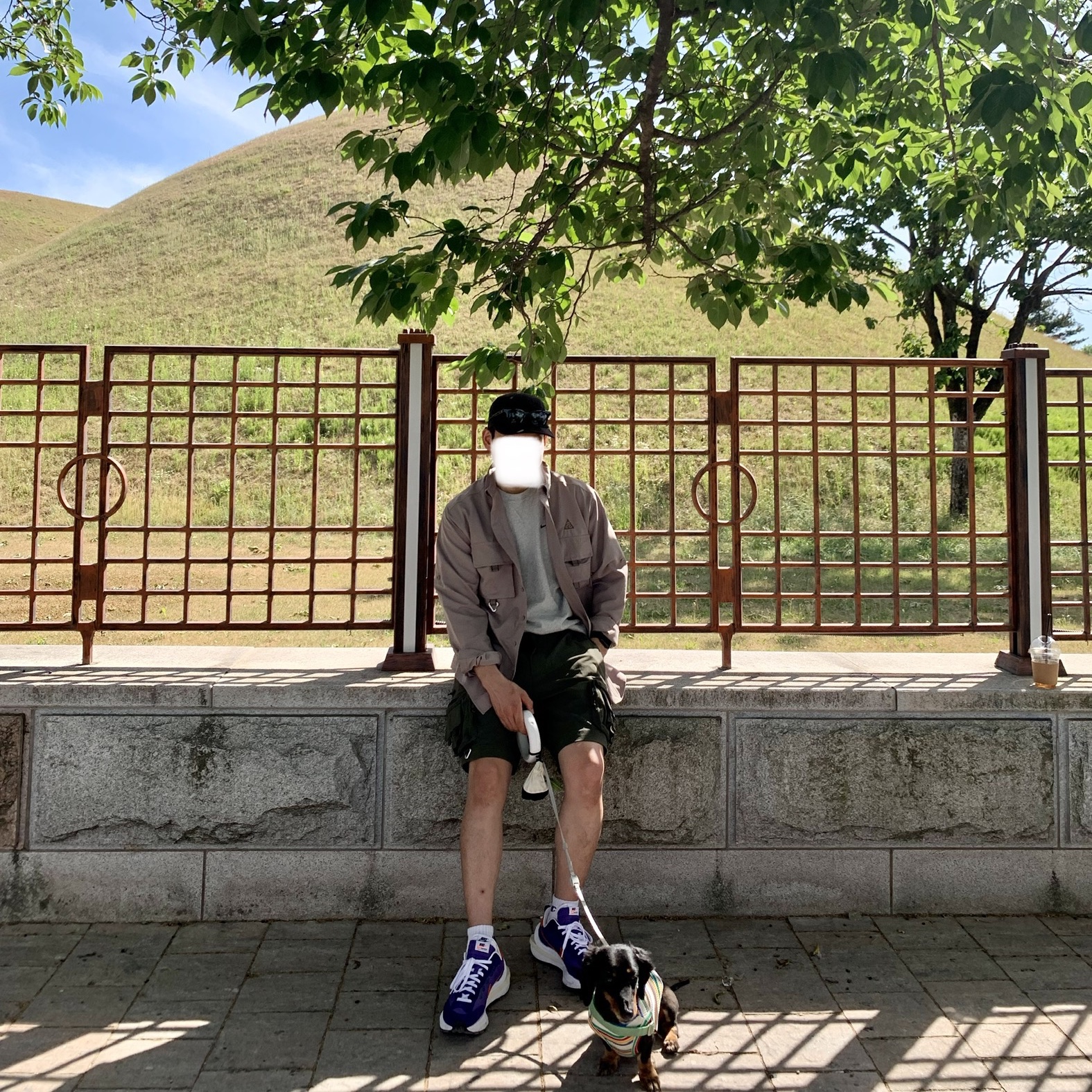 Nike x Sacai VaporWaffle Dark Iris, Nike ACG Cargo Shorts Sequoia - US/EU 착용 스타일