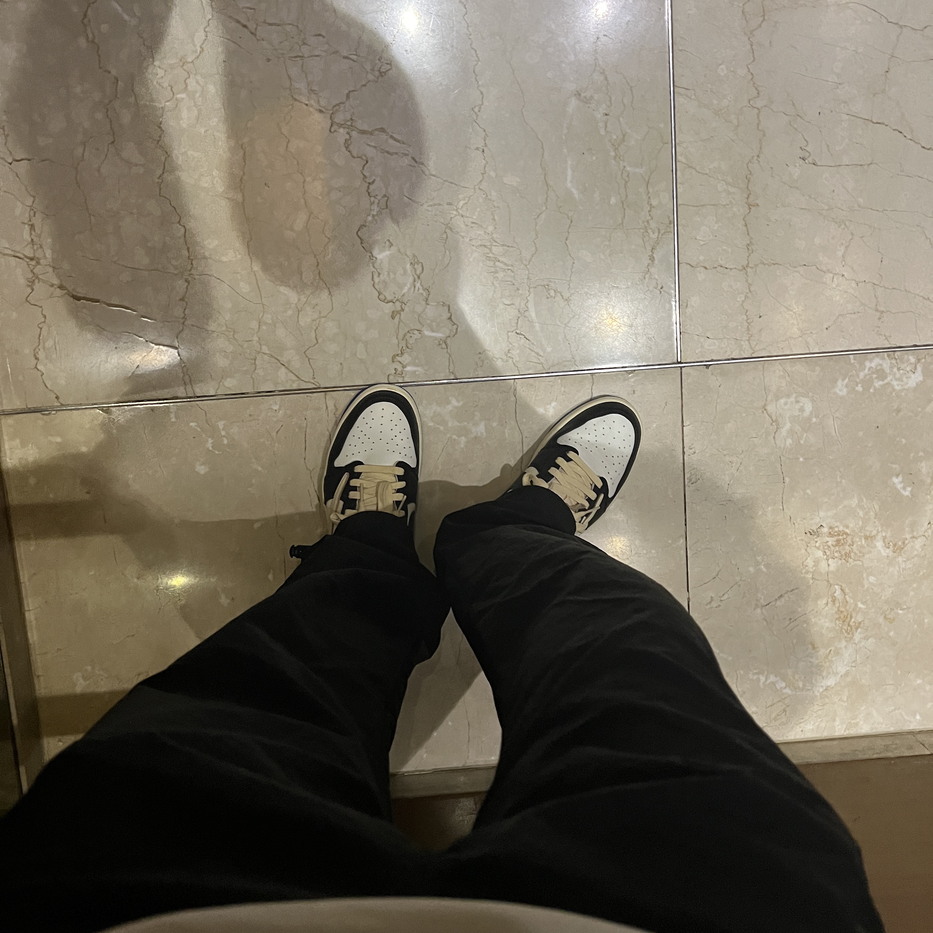 Jordan 1 x Travis Scott x Fragment Retro Low OG SP Military Blue 착용 스타일