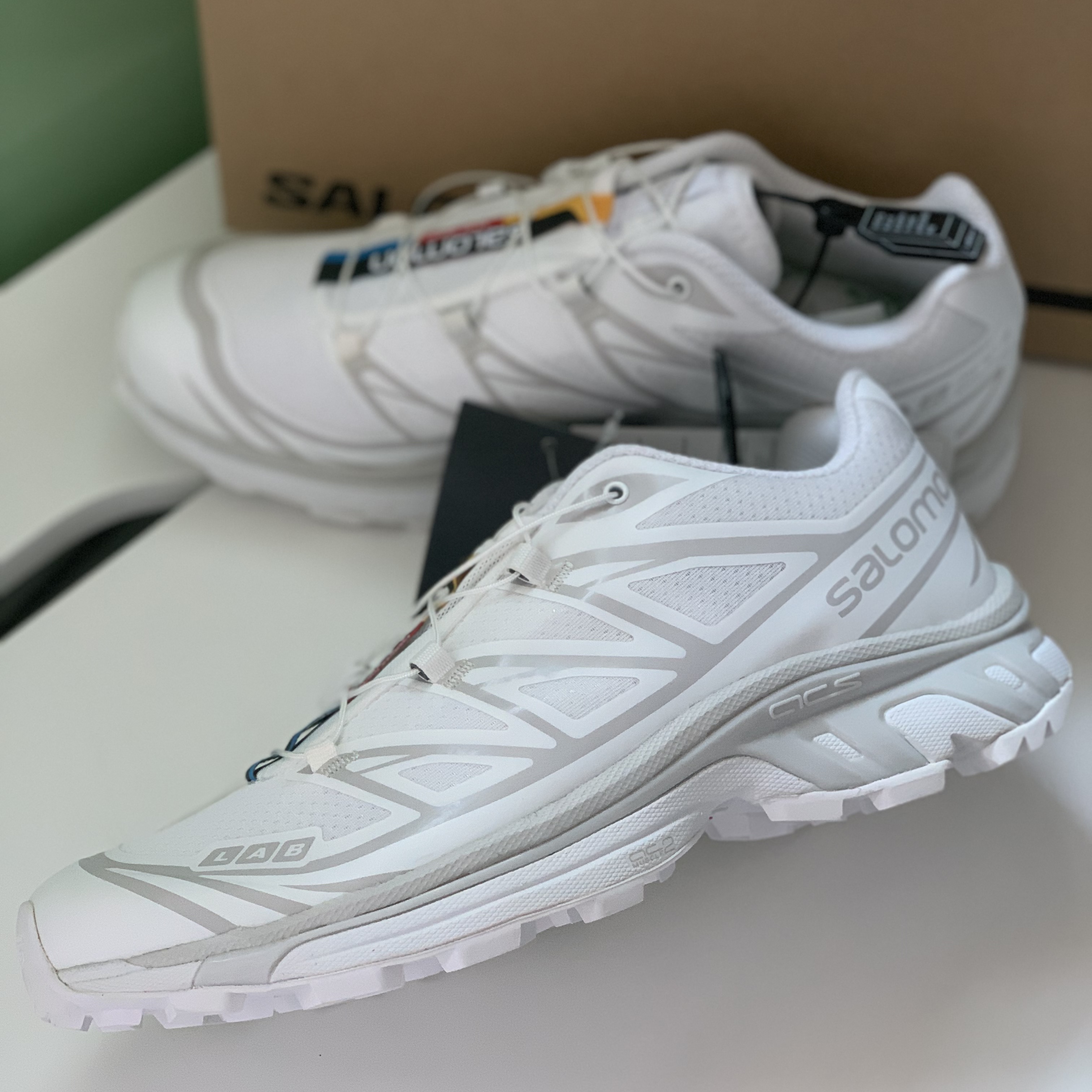 Salomon XT-6 ADV White 착용 스타일 - 2