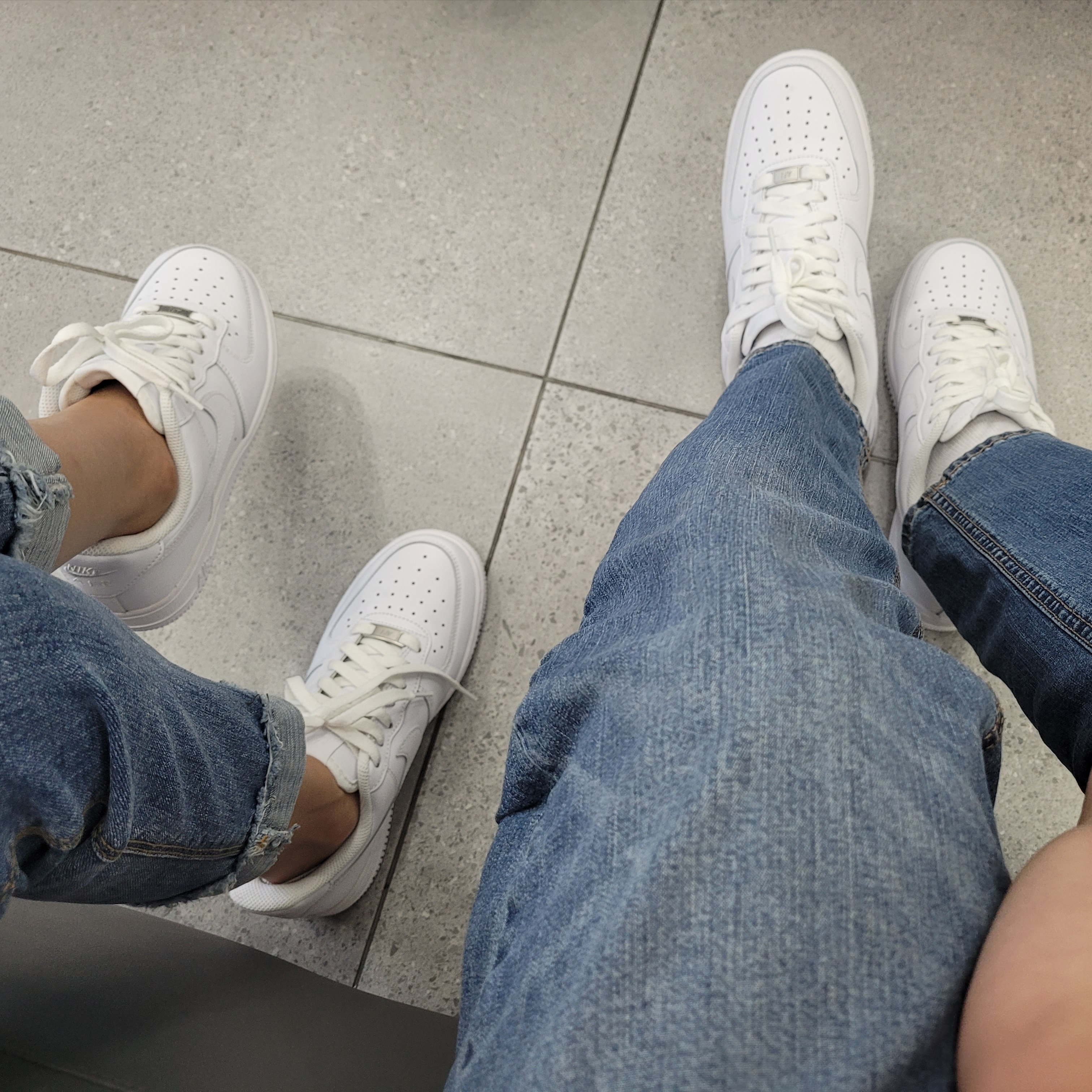 Nike Air Force 1 '07 Low White, (W) Nike Air Force 1 '07 Low White 착용 스타일 - 2