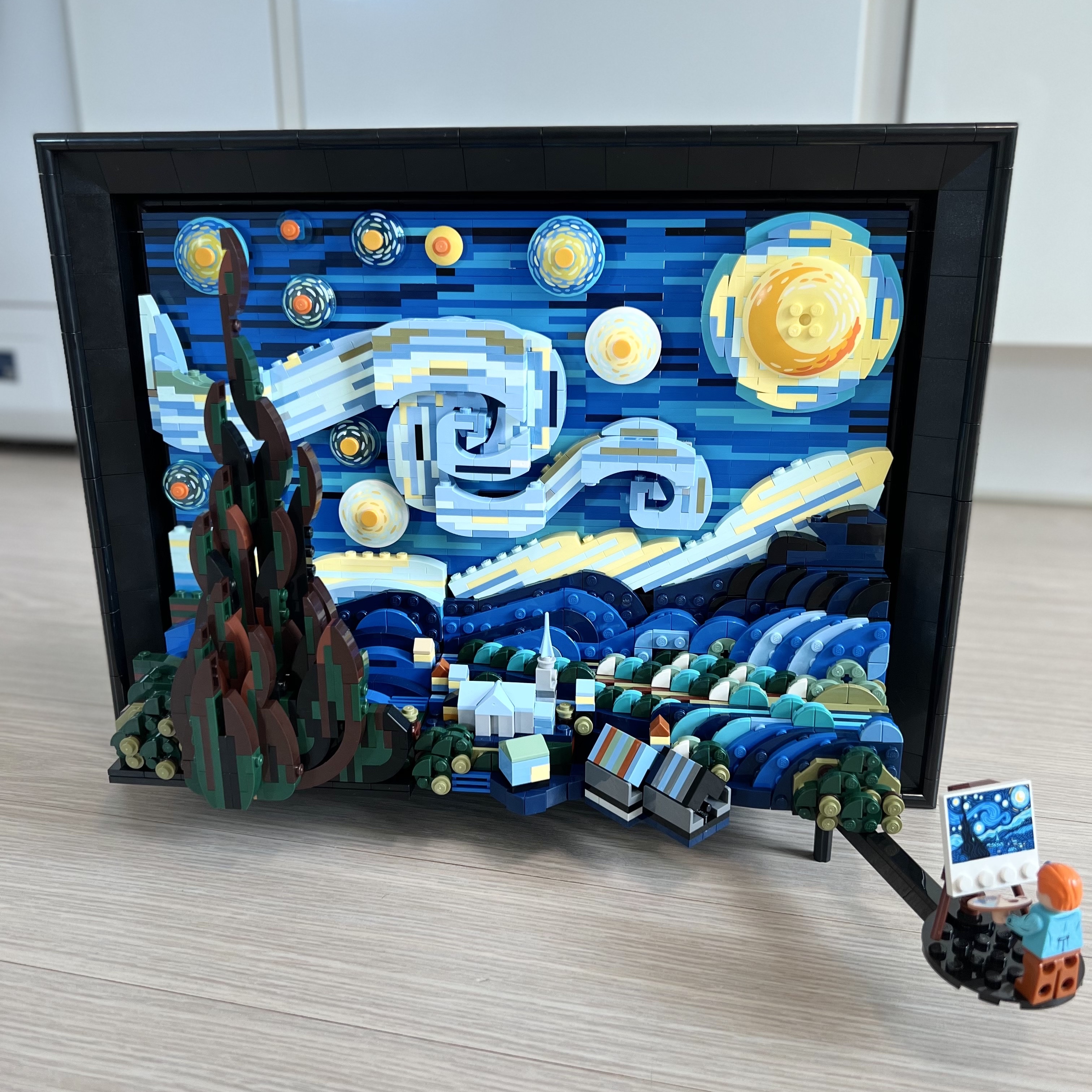 Lego Vincent Van Gogh The Starry Night 착용 스타일 - 1