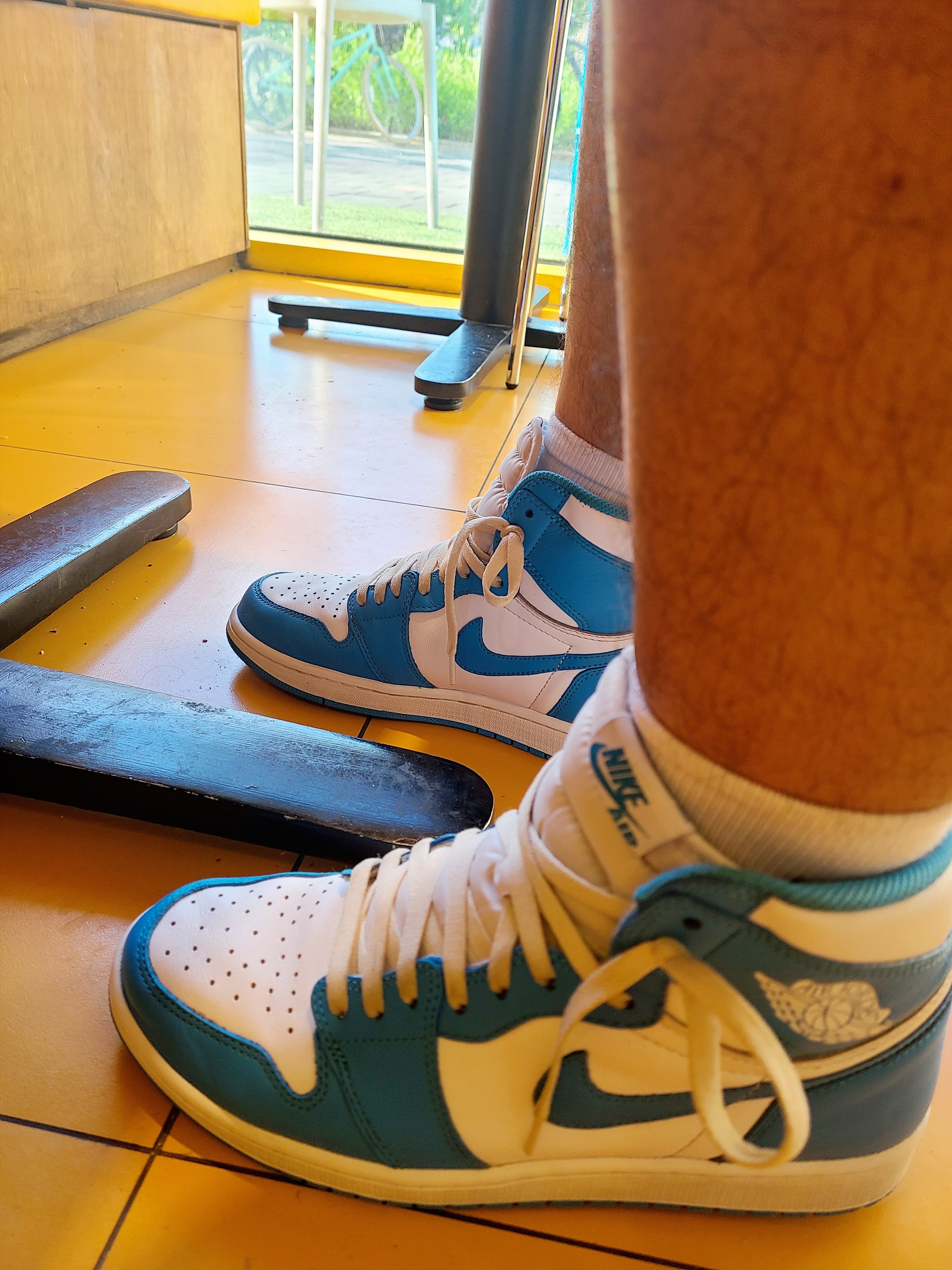 Jordan 1 Retro UNC 착용 스타일