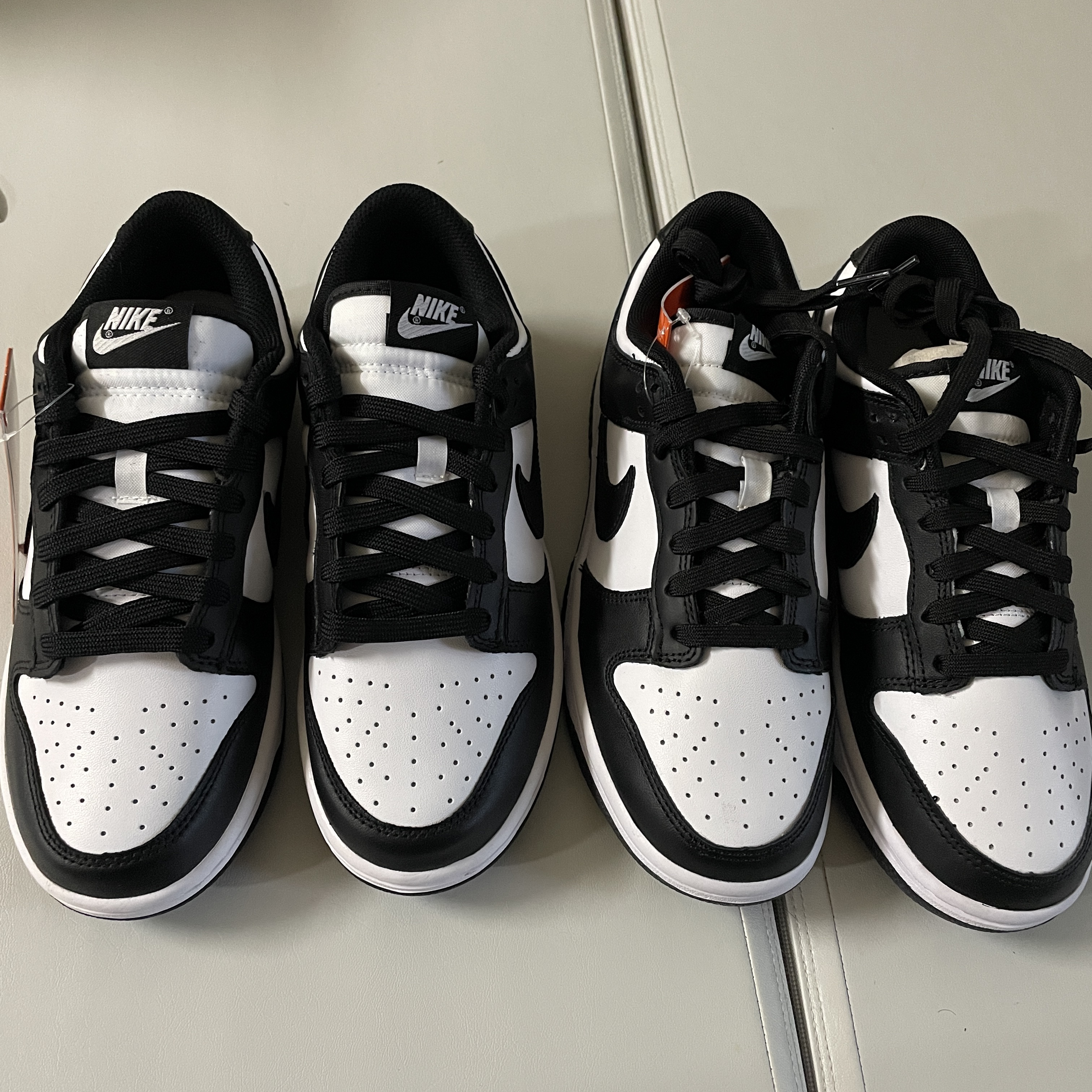 Nike Dunk Low Retro Black, (W) Nike Dunk Low Black 착용 스타일