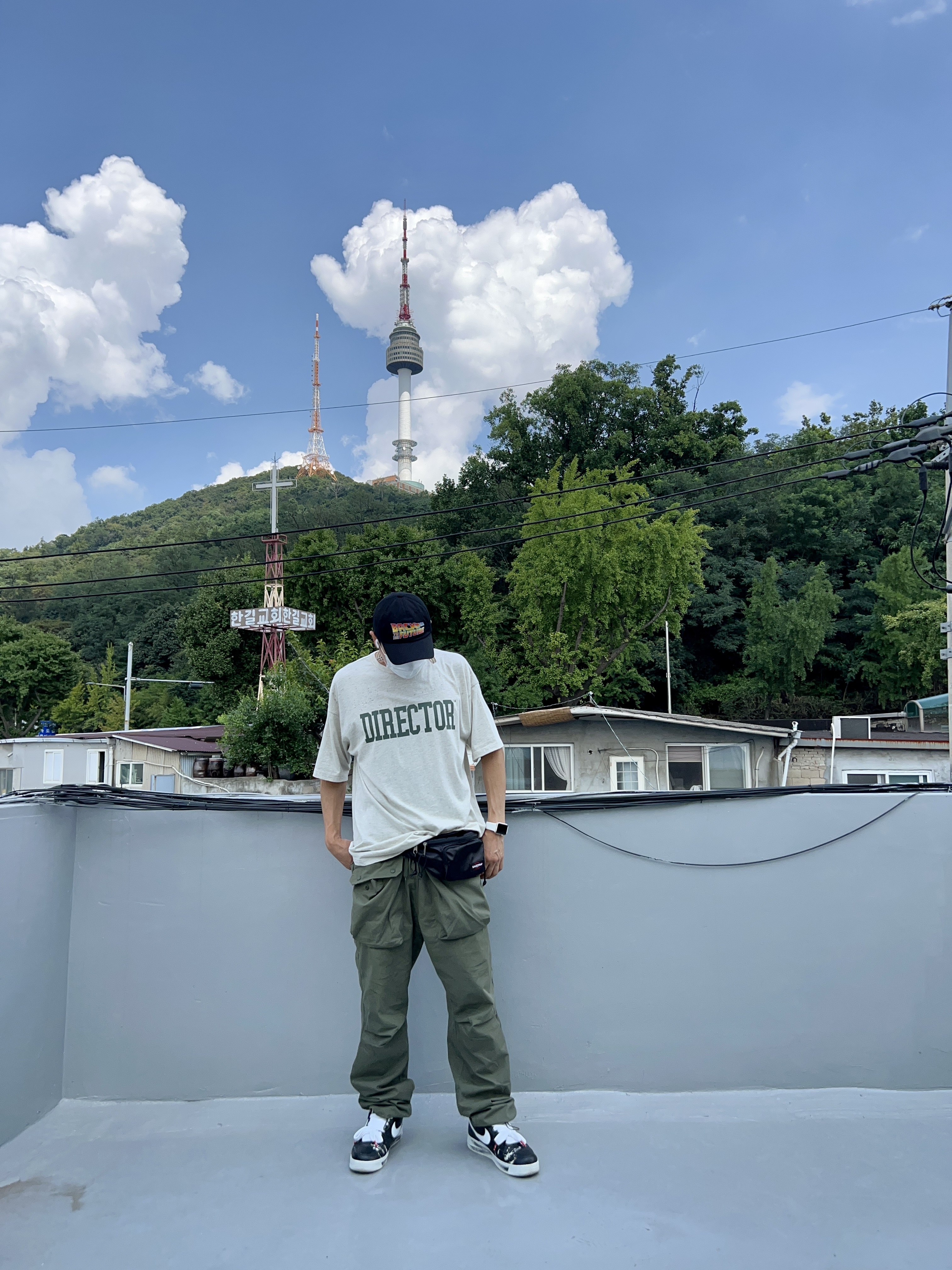 Nike x Peaceminusone Air Force 1 Low Para-Noise 착용 스타일 - 2