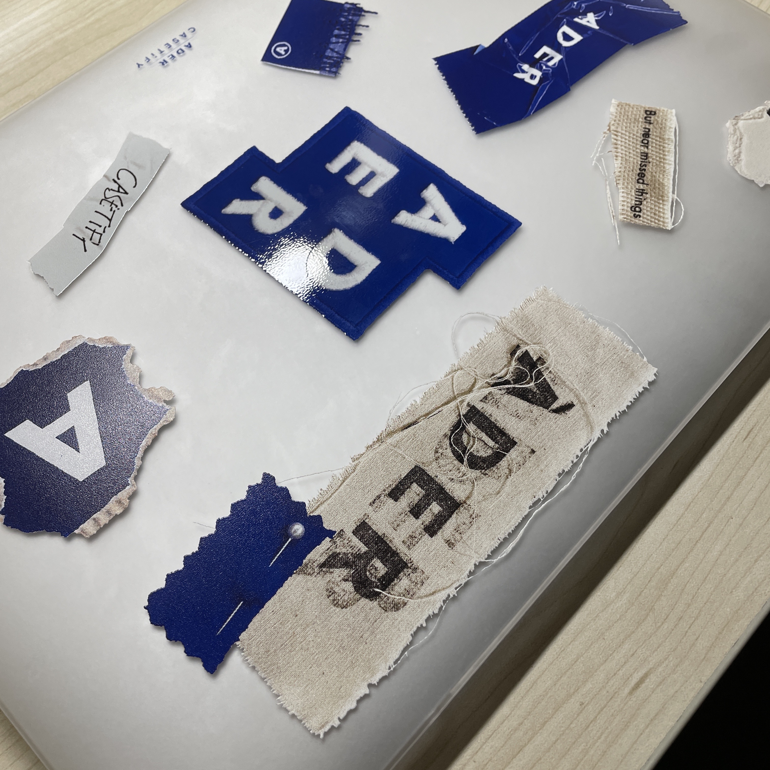 Casetify x Ader Error Sticker MacBook Case 착용 스타일
