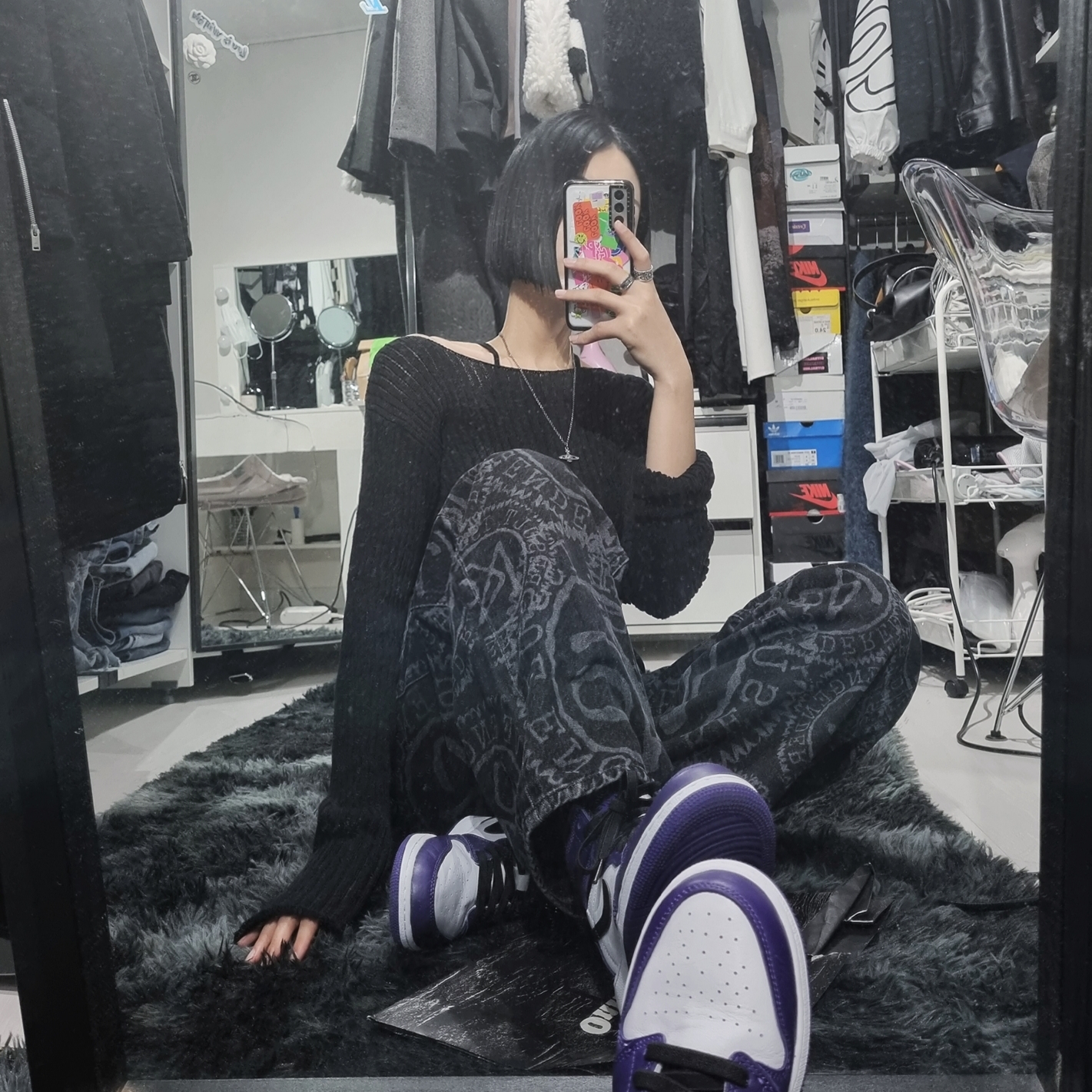 Jordan 1 Retro High OG Court Purple 2020 착용 스타일