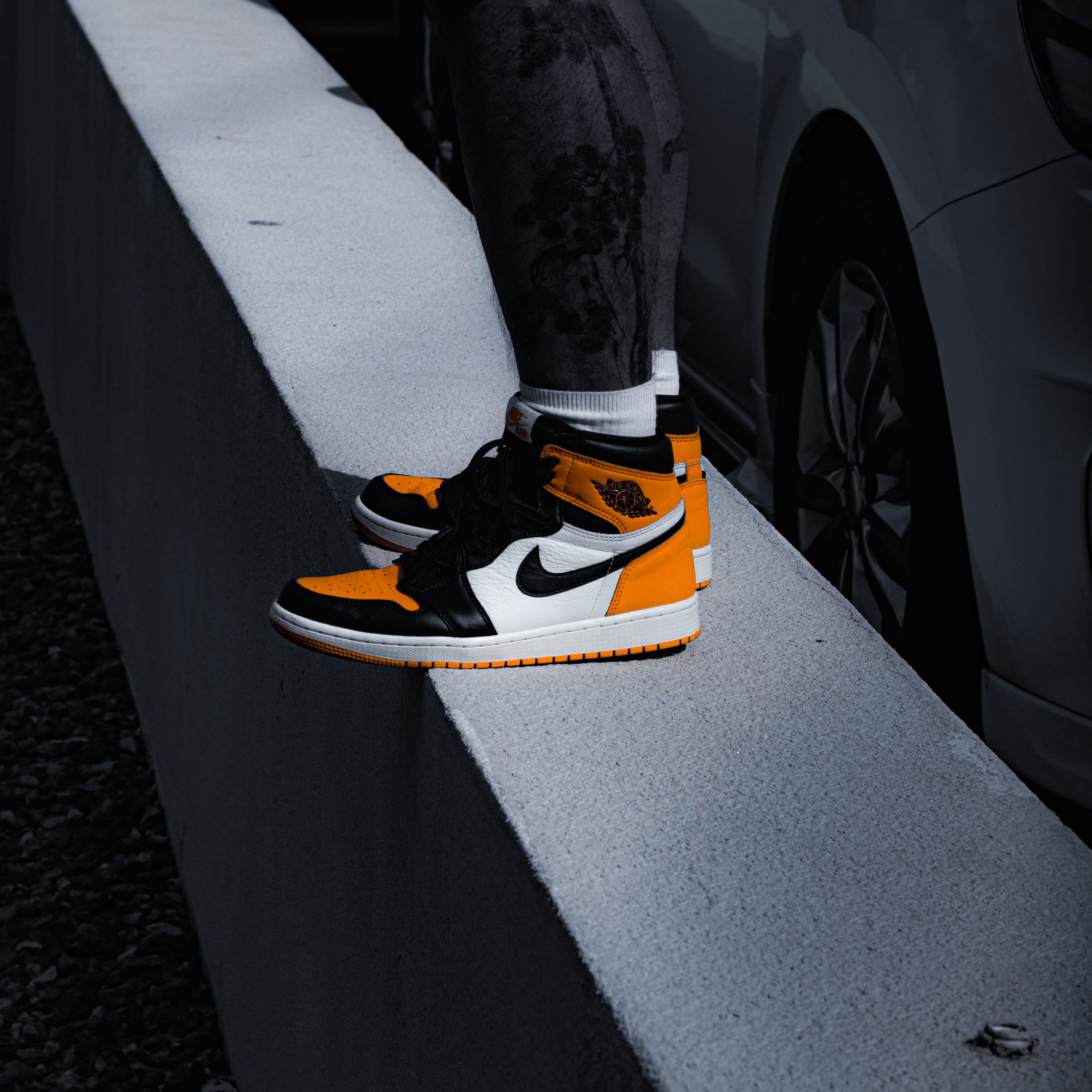 Jordan 1 Retro High OG Taxi 착용 스타일