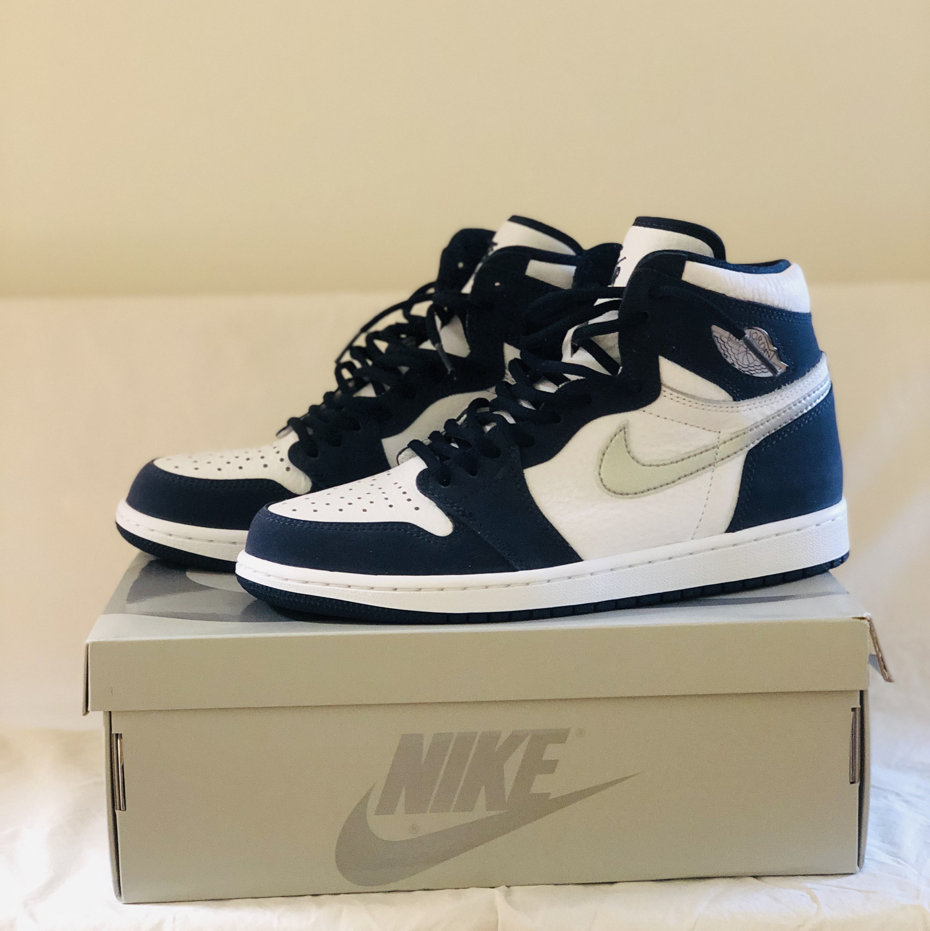 Jordan 1 Retro High OG CO.JP Midnight Navy 착용 스타일