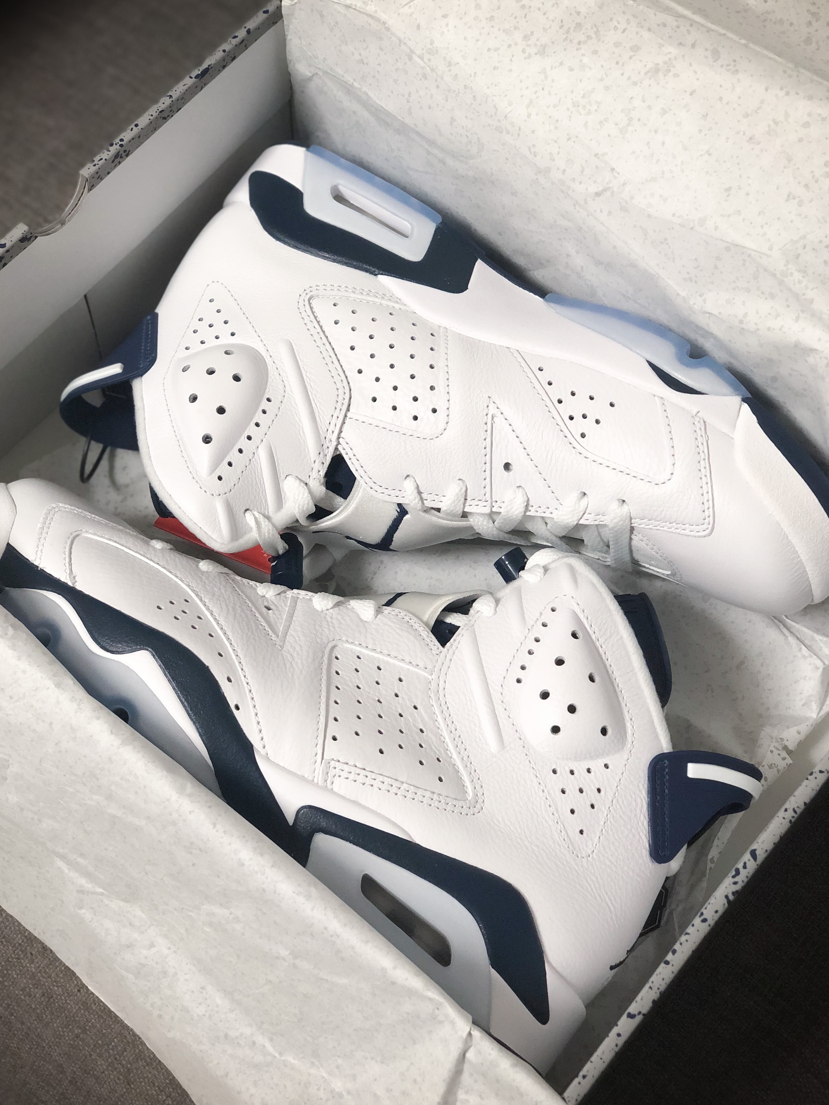 Jordan 6 Retro Midnight Navy 착용 스타일 - 1
