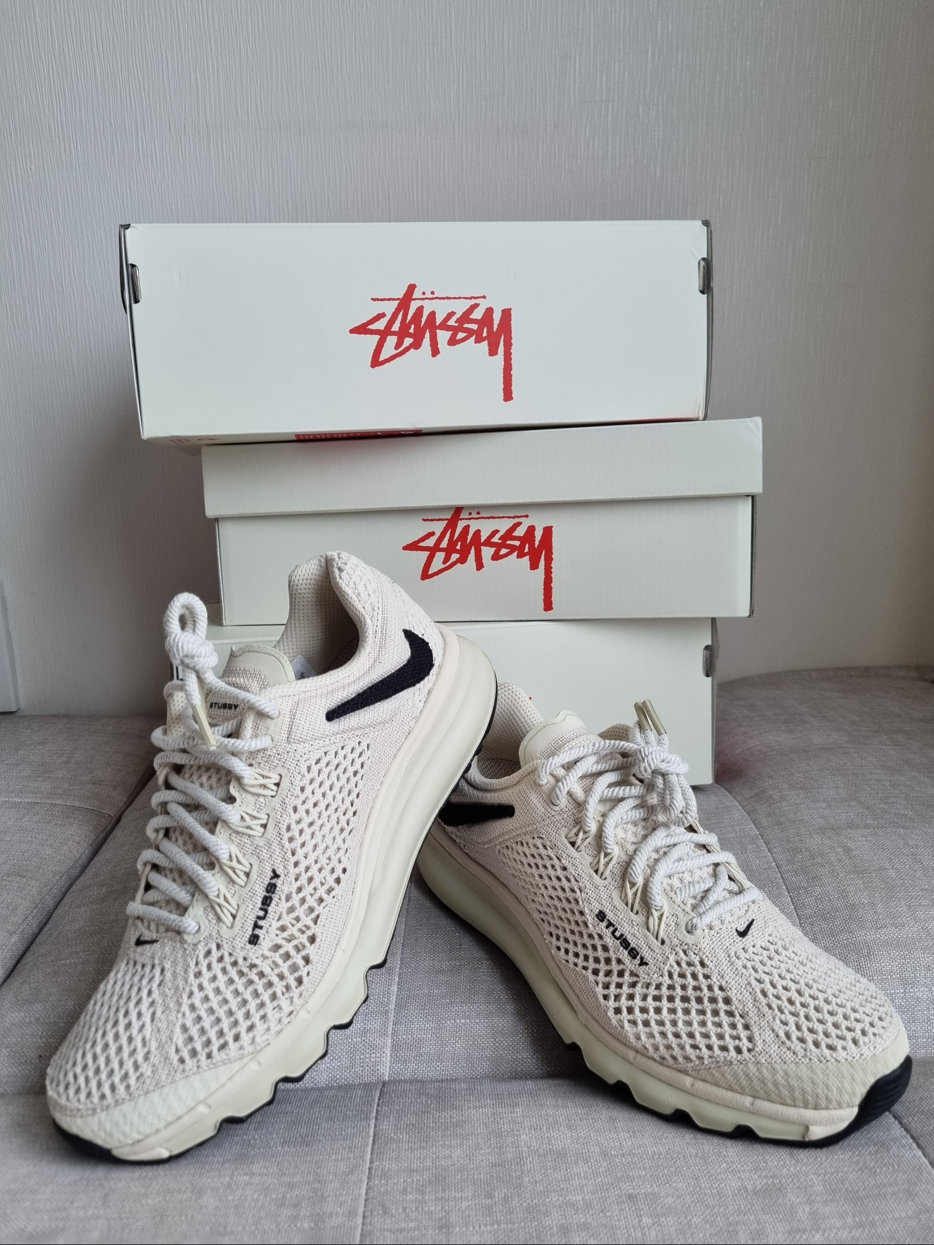 Nike x Stussy Air Max 2013 Psychic Pink 착용 스타일 - 3