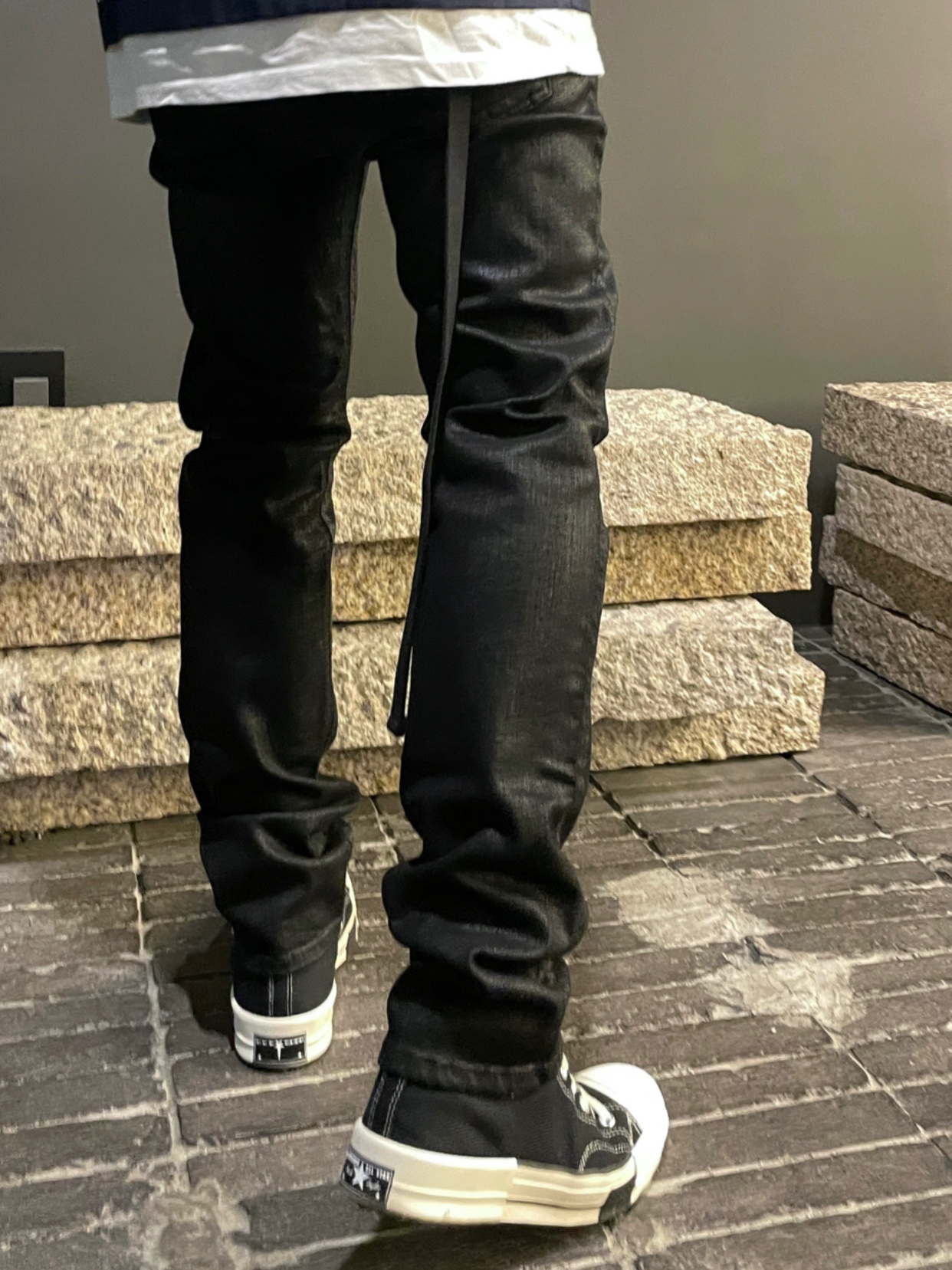 Converse x Drkshdw Drkstr Chuck 70 High Black 착용 스타일 - 4