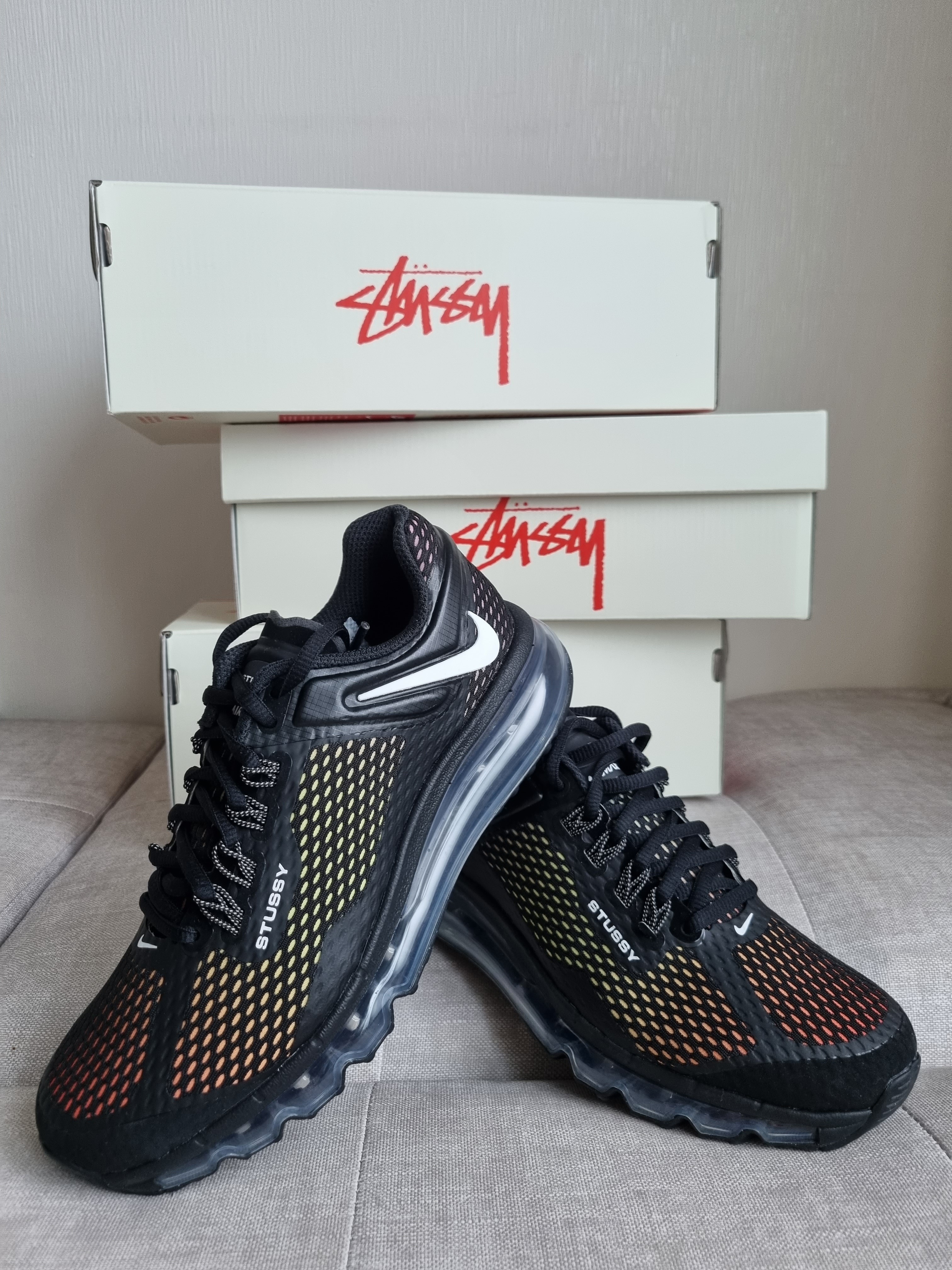 Nike x Stussy Air Max 2013 Psychic Pink 착용 스타일 - 2