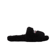 Balenciaga Furry Slide Sandal Black
