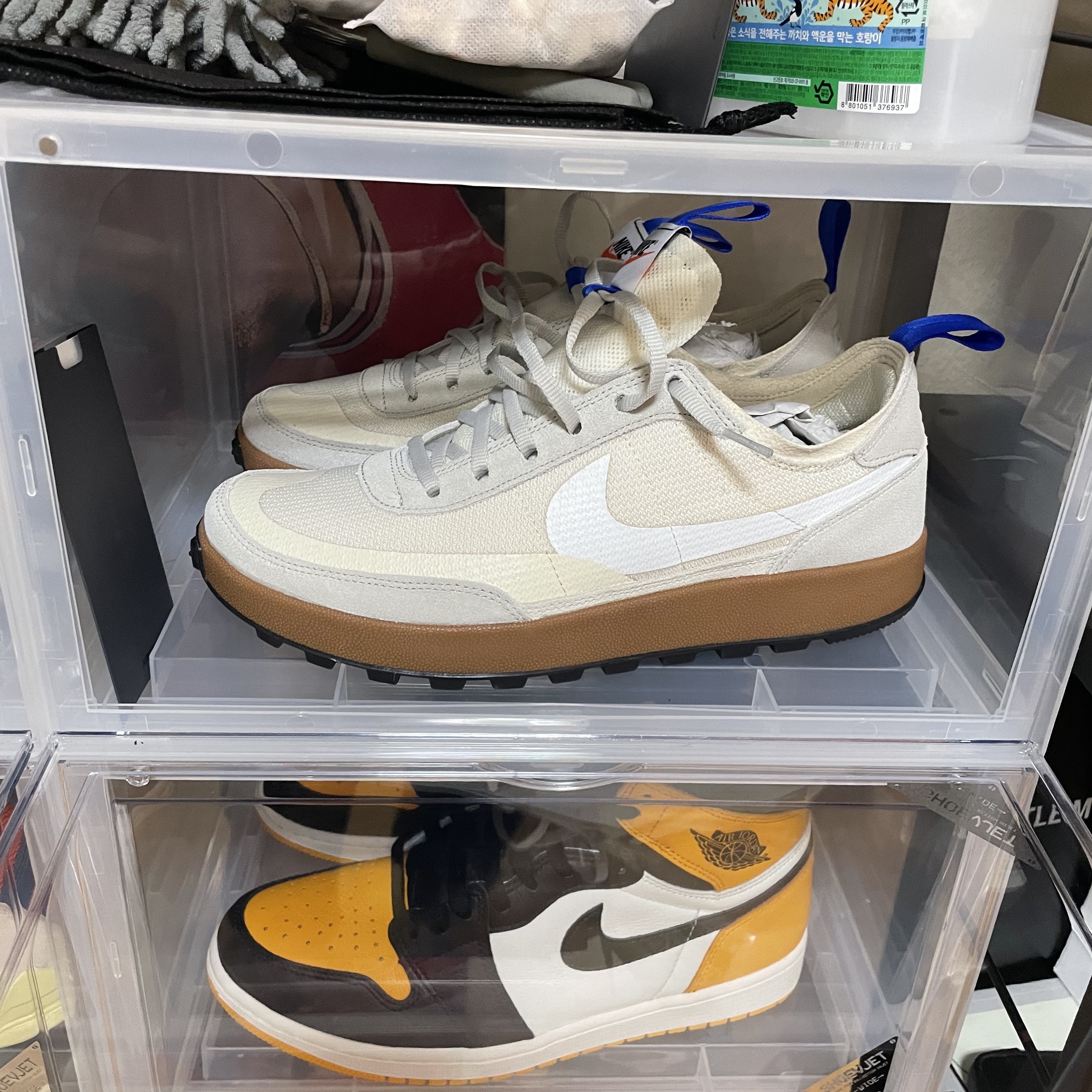 Nike x Tom Sachs General Purpose Shoe Light Cream 착용 스타일