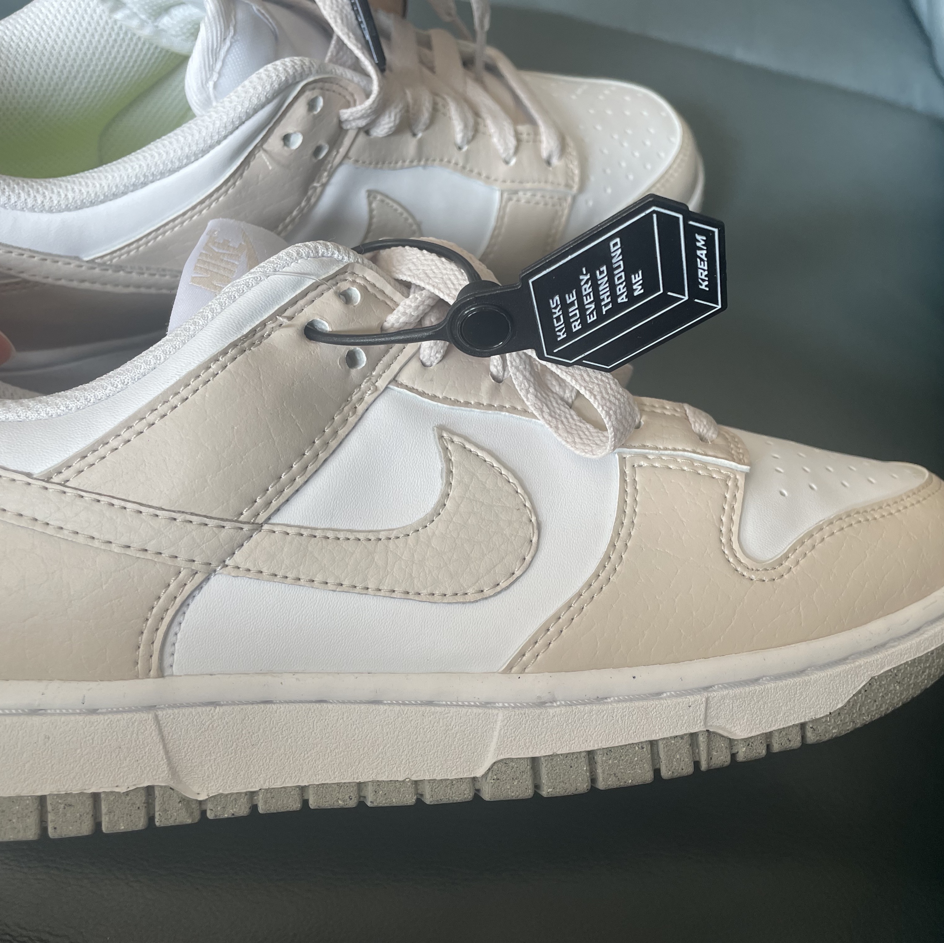 (W) Nike Dunk Low Next Nature Light Orewood Brown 착용 스타일