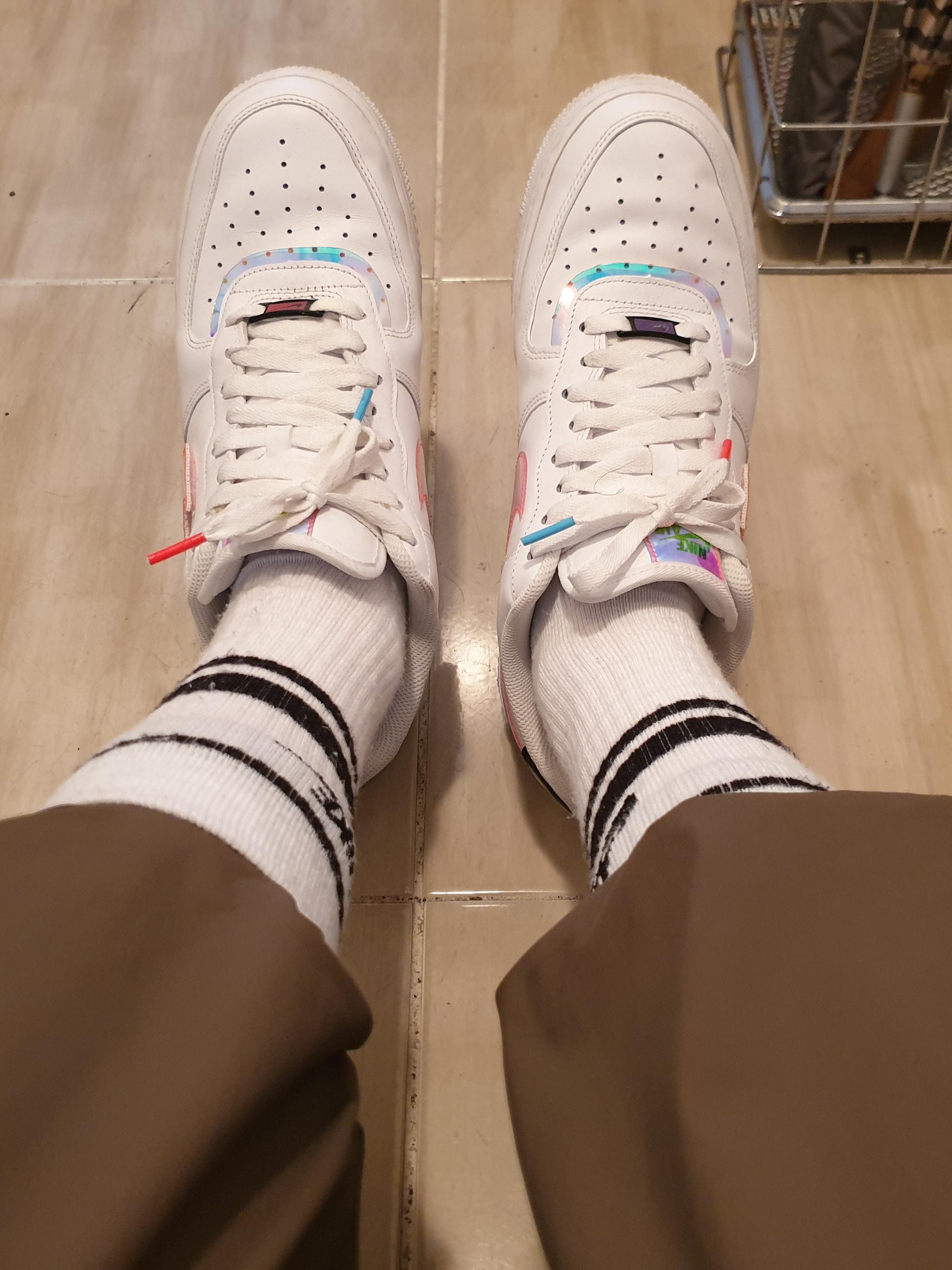 Nike Air Force 1 '07 LV8 Have a Good Game 착용 스타일