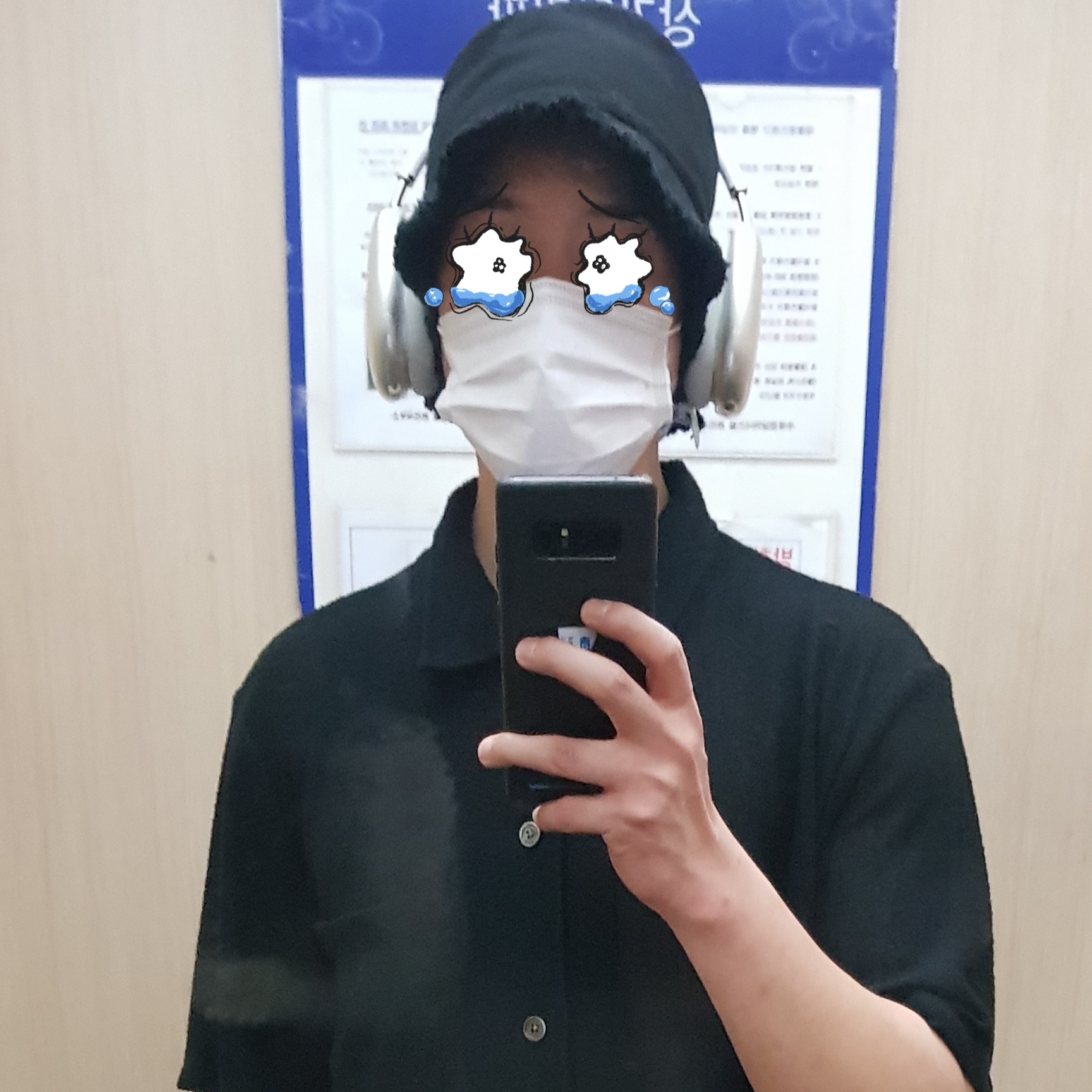 Peaceminusone Canvas Bucket Hat #1 Black, Peaceminusone x The Conveni Bulldog Clip Multi 착용 스타일