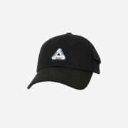 Palace Garment Dyed Tri-Ferg Patch 6-Panel Black - 22FW