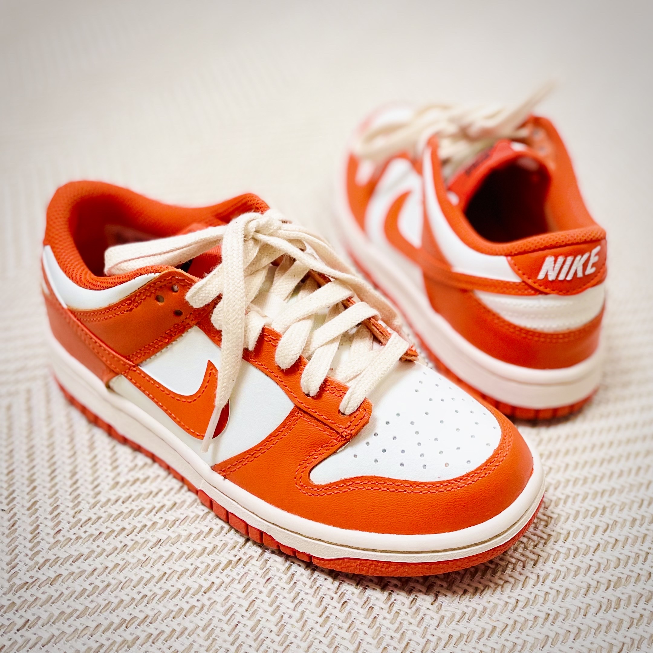 (GS) Nike Dunk Low Hot Curry and Game Royal 착용 스타일 - 1