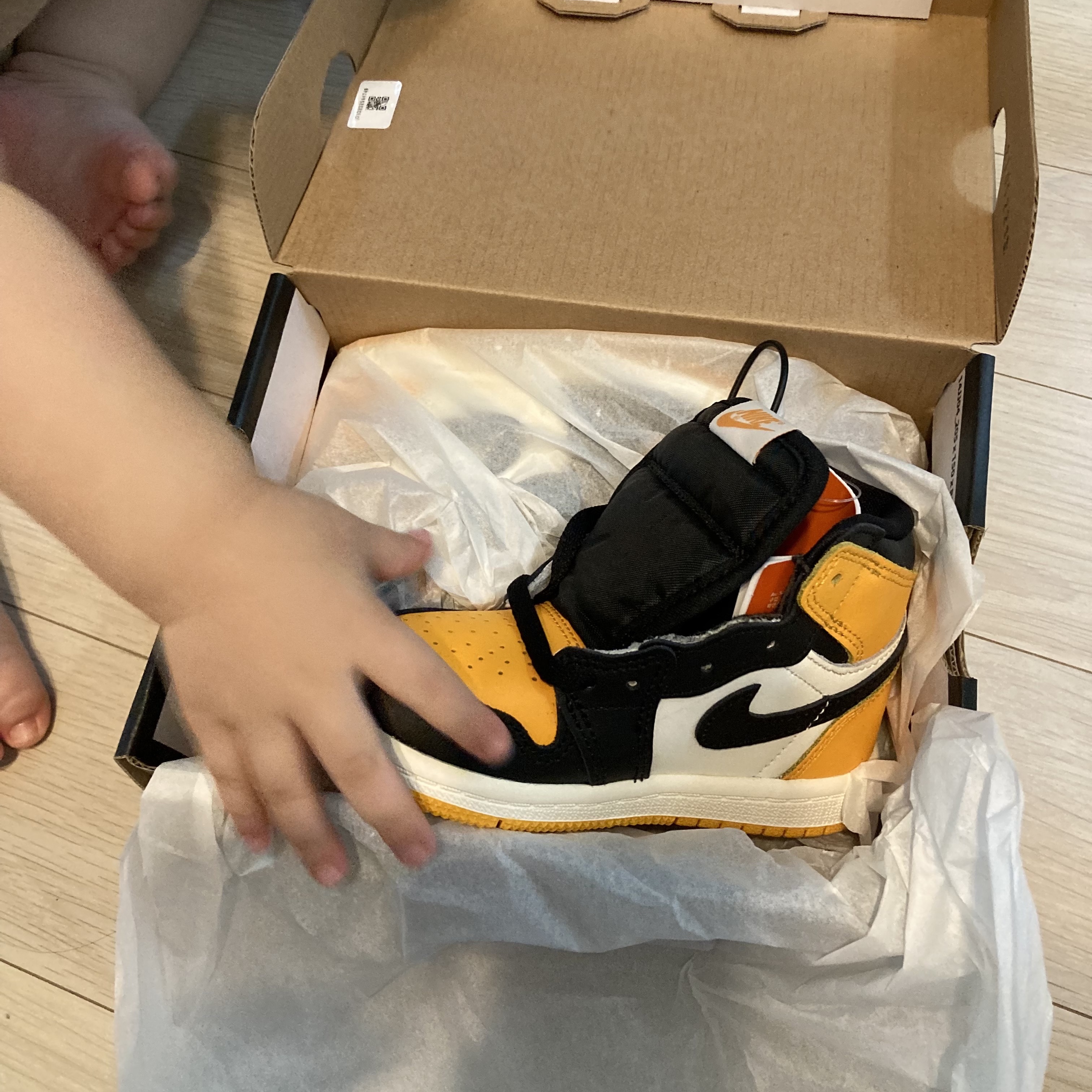 (TD) Jordan 1 Retro High OG Taxi 착용 스타일 - 2