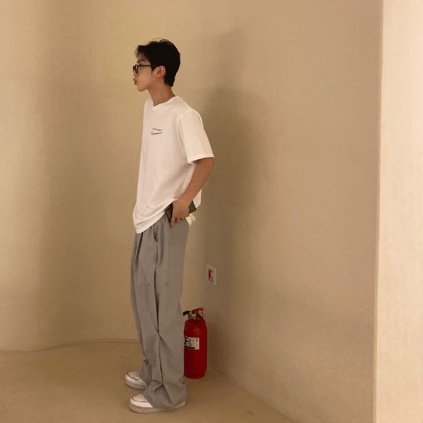 Nike x Tom Sachs Nikecraft Studio T-Shirt White 착용 스타일 - 3