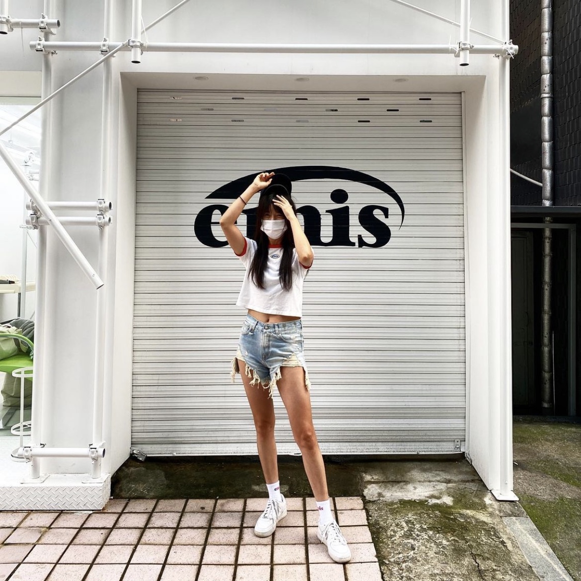 Nike Air Force 1 '07 Low White, (W) Nike Air Force 1 '07 Low White 착용 스타일 - 4