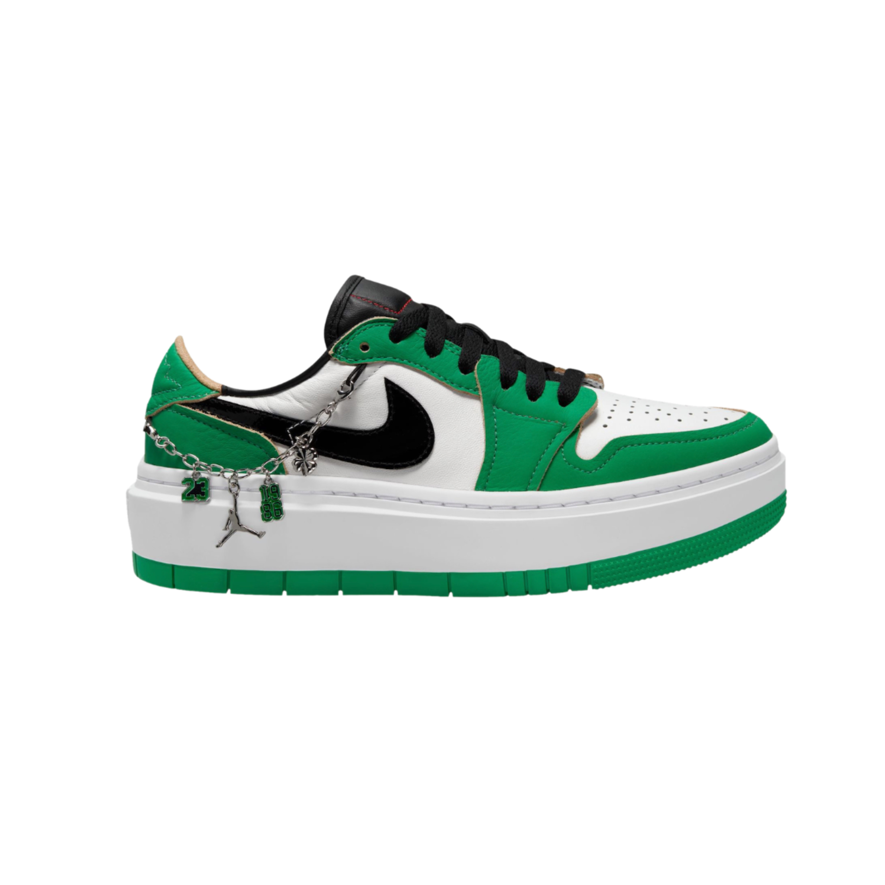 (W) Jordan 1 Elevate Low SE Lucky Green 착용 스타일 - 2