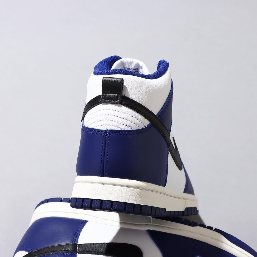 (W) Nike Dunk High Deep Royal Blue 착용 스타일