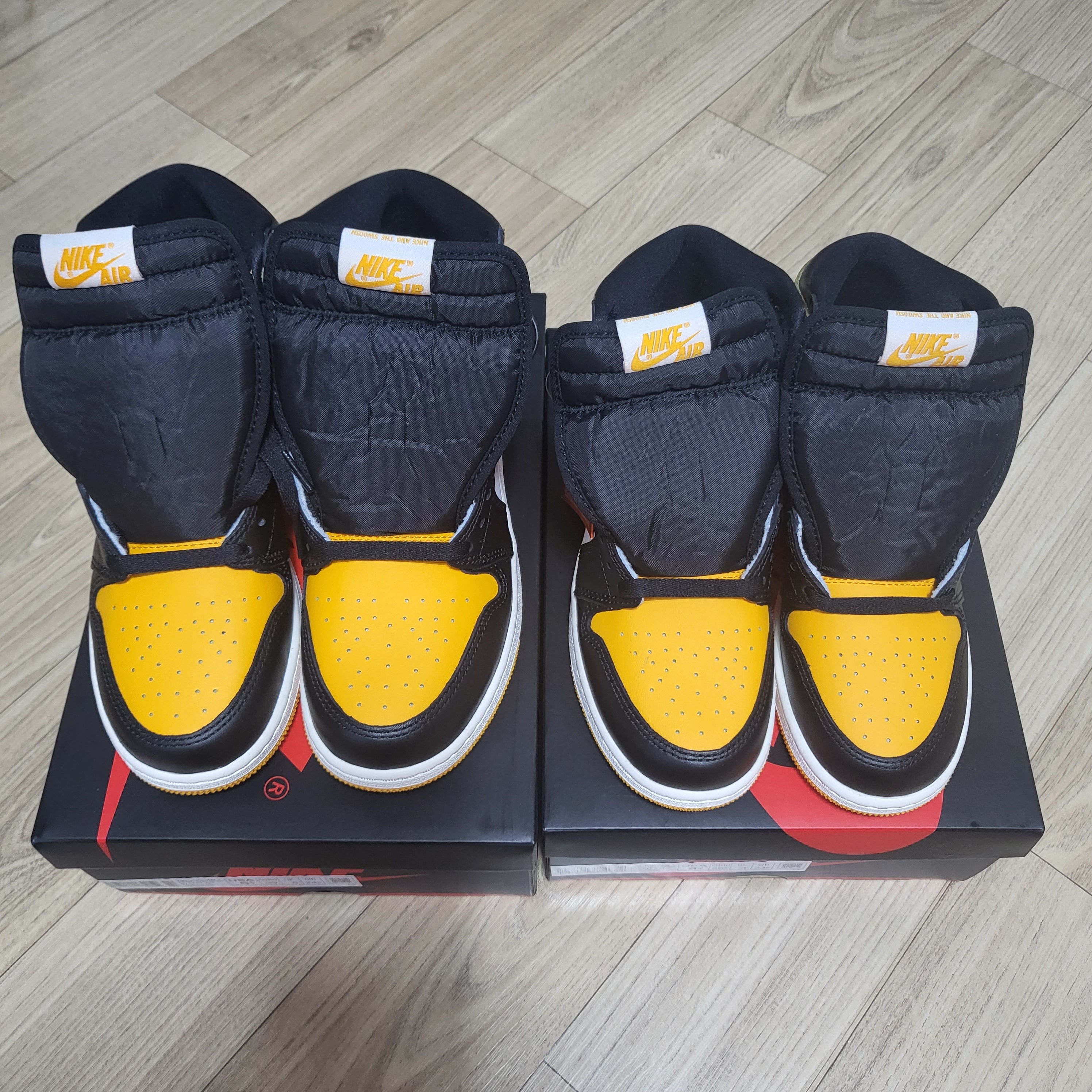 Jordan 1 Retro High OG Taxi 착용 스타일 - 1