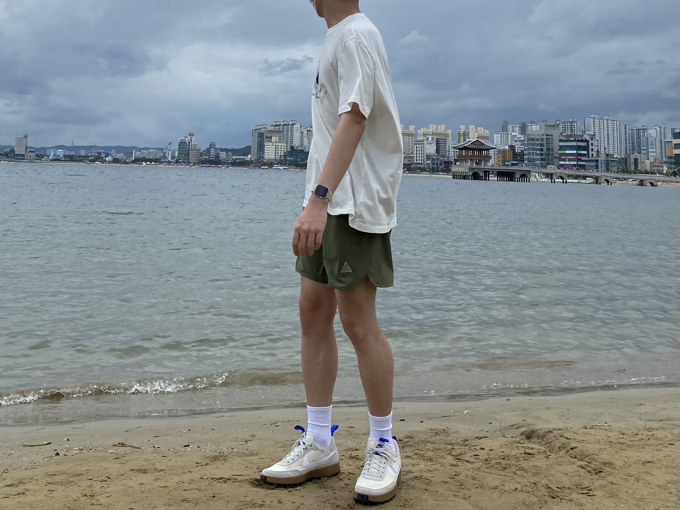 Nike x Tom Sachs General Purpose Shoe Light Cream 착용 스타일