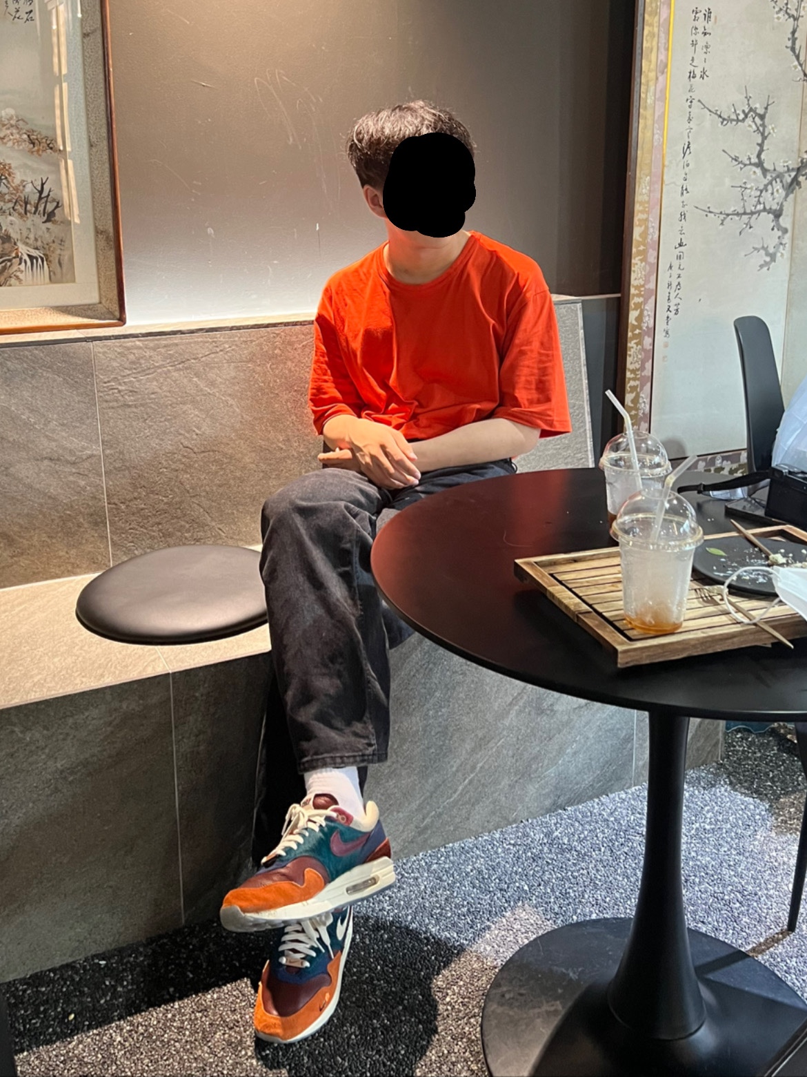 Nike x Kasina Air Max 1 SP Won-Ang Orange 착용 스타일