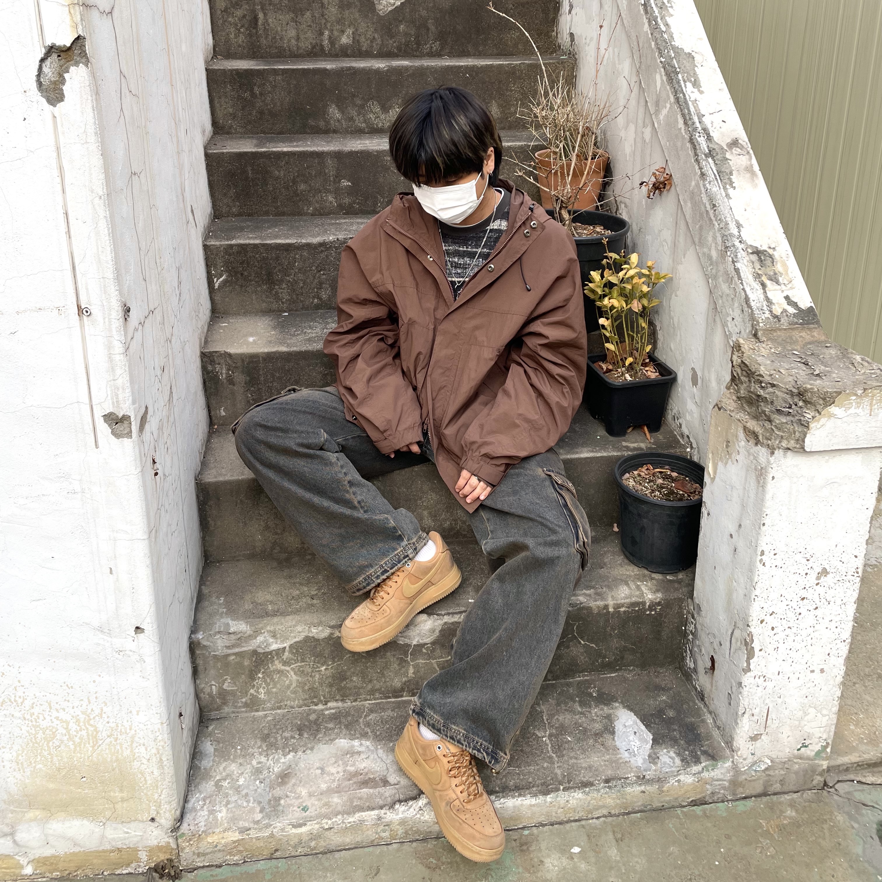 Nike Air Force 1 '07 WB Flax 착용 스타일 - 3