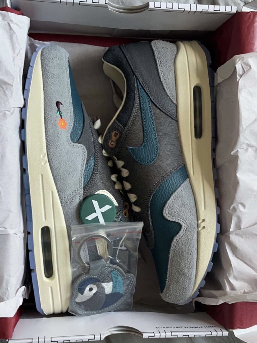 Nike x Kasina Air Max 1 SP Won-Ang Particle Grey (With Special Gift) 착용 스타일