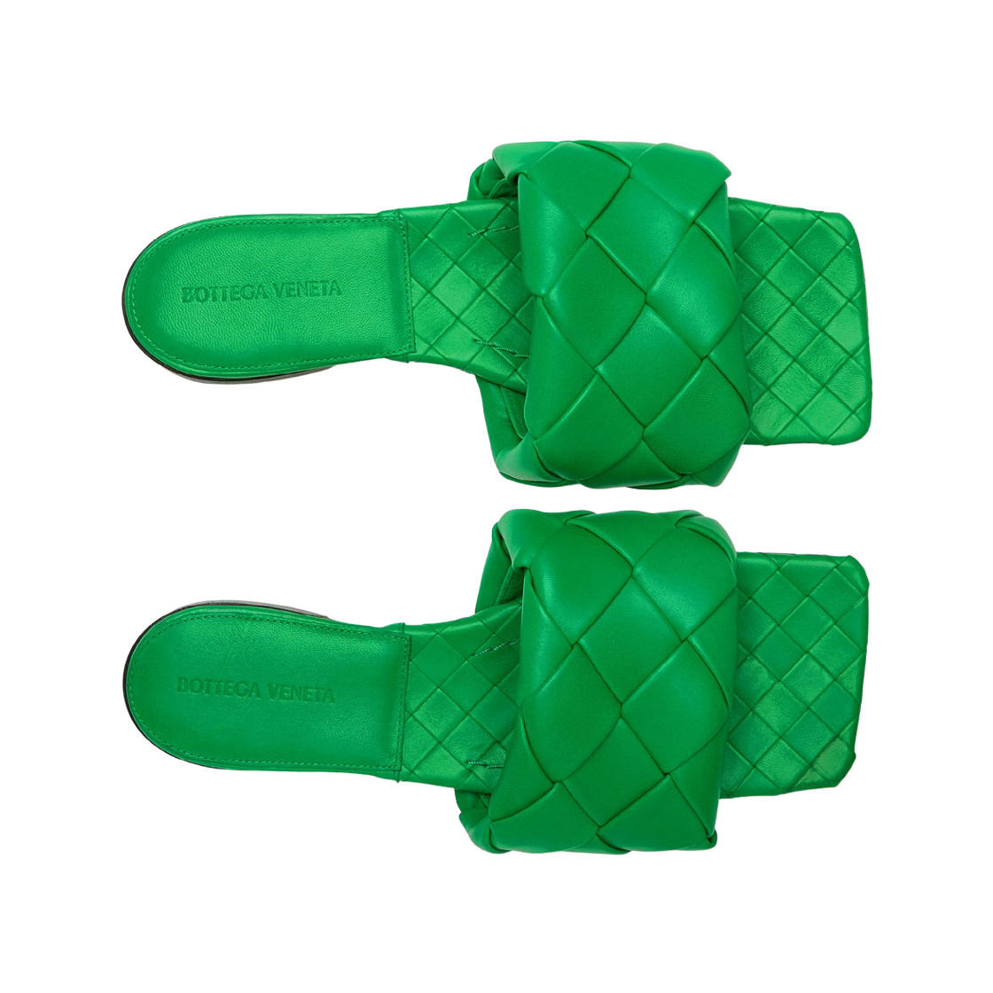 (W) 보테가 베네타 리도 플랫 샌들 그래스((W) Bottega Veneta Lido Flat Sandal Grass) - 2