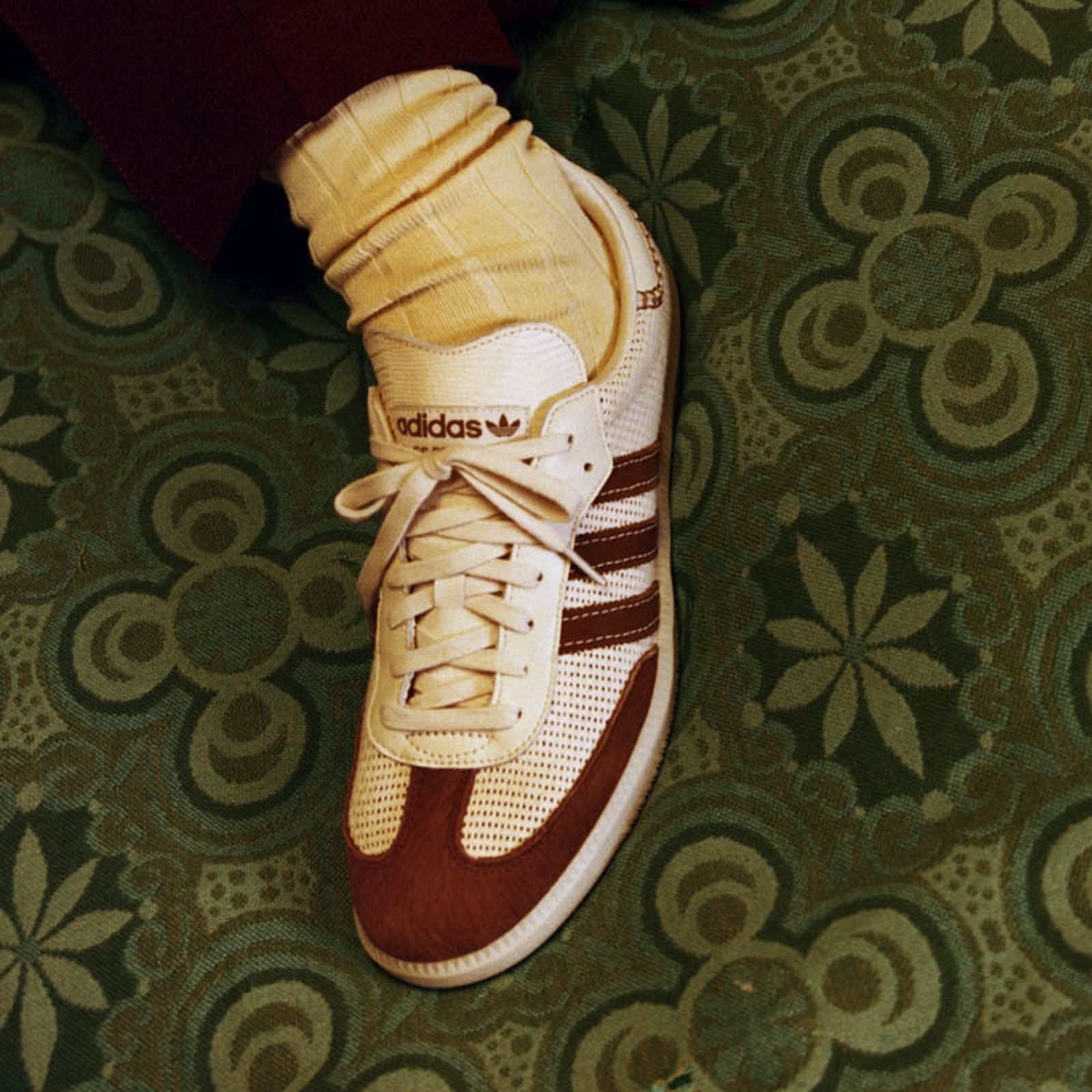Adidas x Wales Bonner Samba Cream White 착용 스타일
