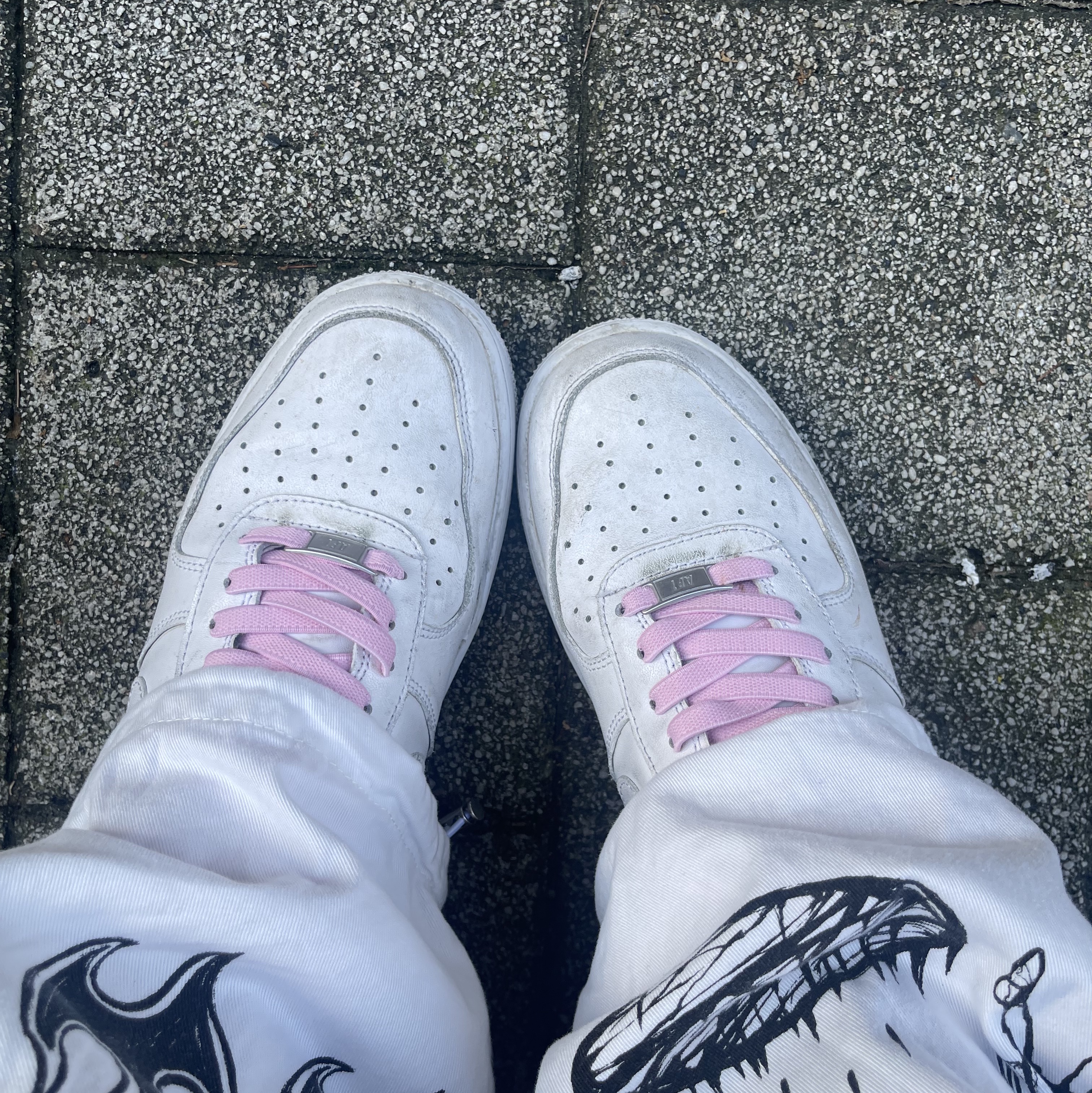 Nike Air Force 1 '07 Low White 착용 스타일