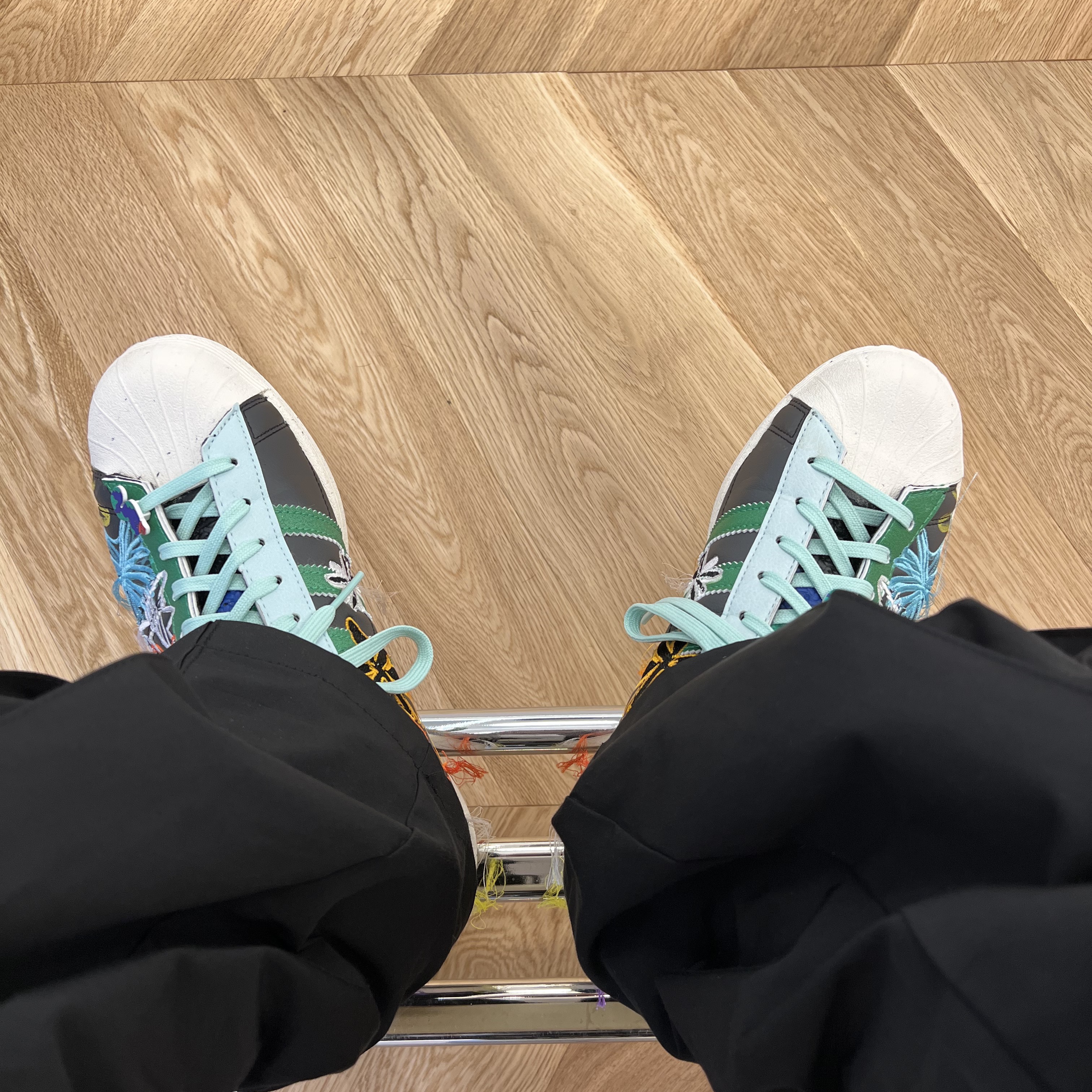 Adidas x Sean Wotherspoon Superstar Superearth Black 착용 스타일 - 2