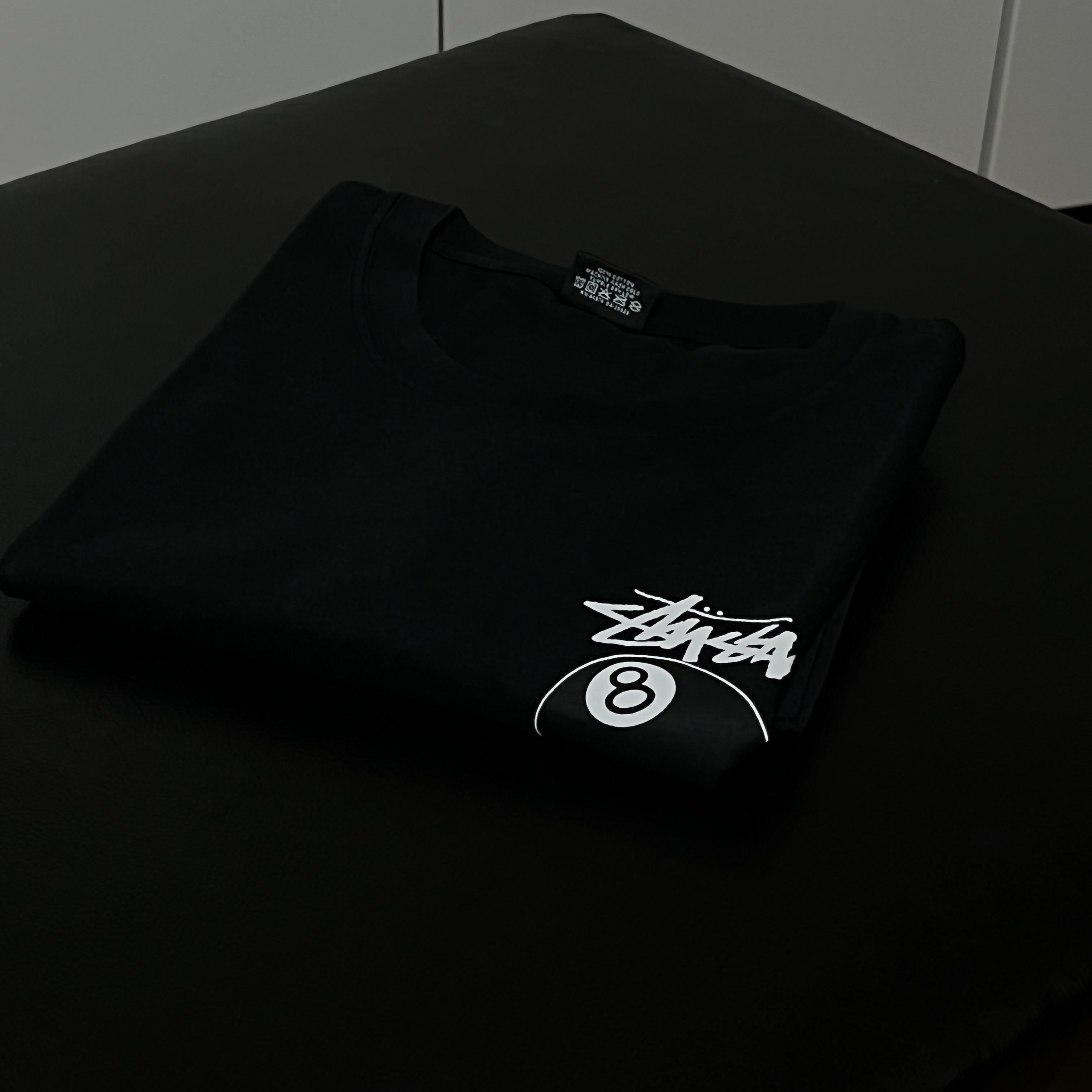 Stussy 8 Ball T-Shirt Black - 22SS 착용 스타일 - 1