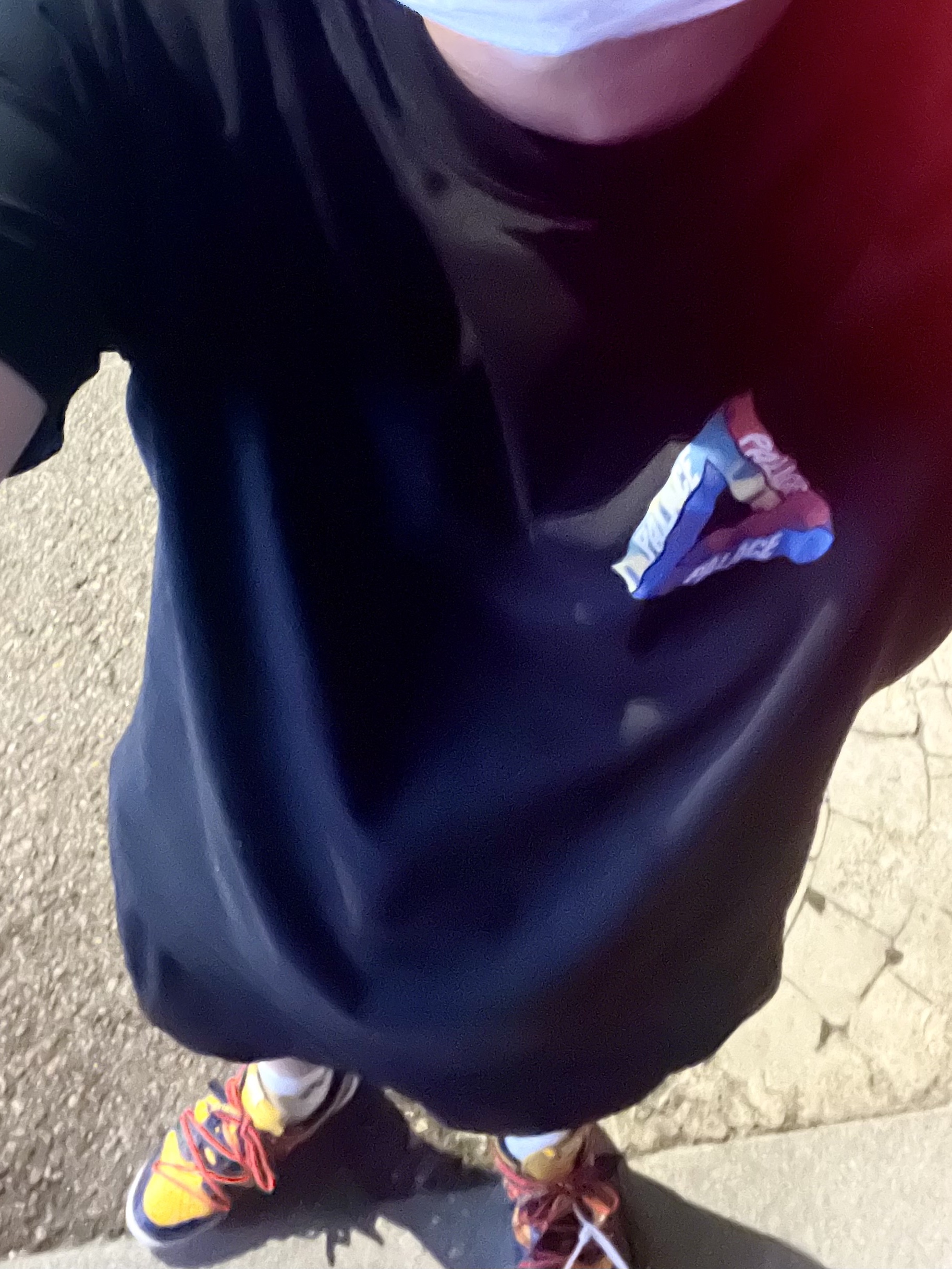 Palace Tri-Visions T-Shirt Black - 22SS, Nike x Off-White Dunk Low University Gold Midnight Navy 착용 스타일