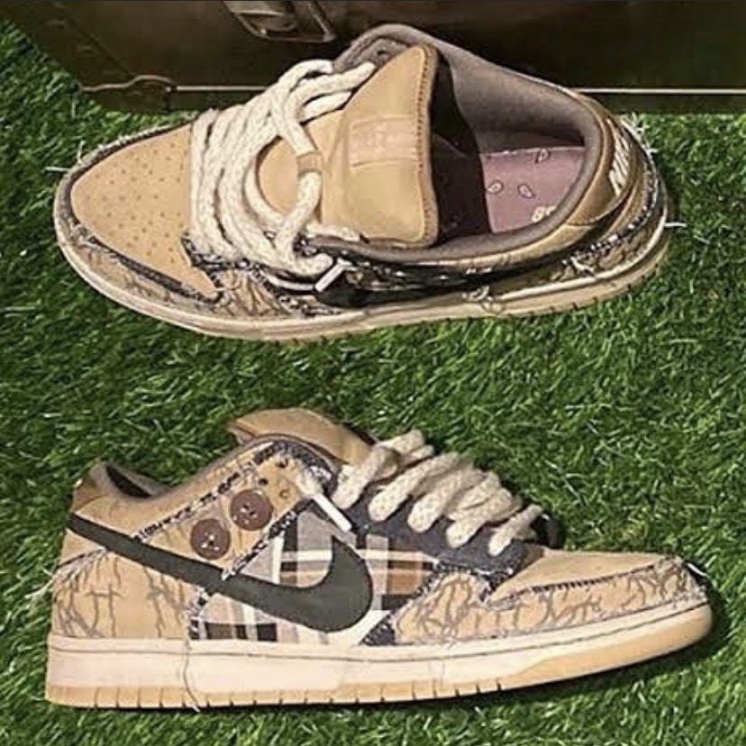 Nike x Travis Scott SB Dunk Low 착용 스타일 - 3