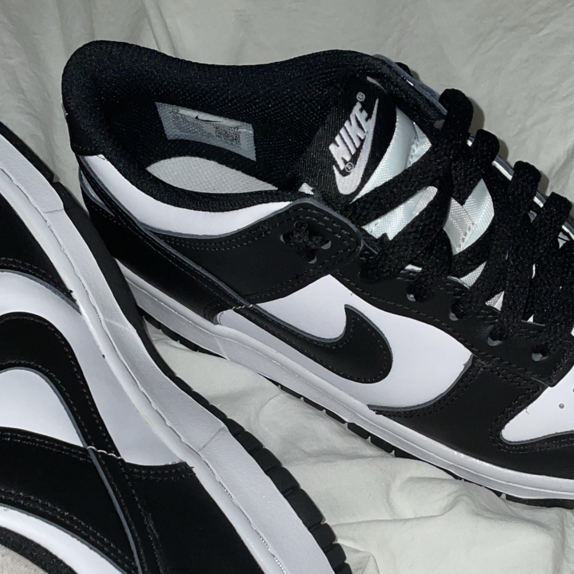 (GS) Nike Dunk Low Black, (W) Nike Dunk Low Black 착용 스타일