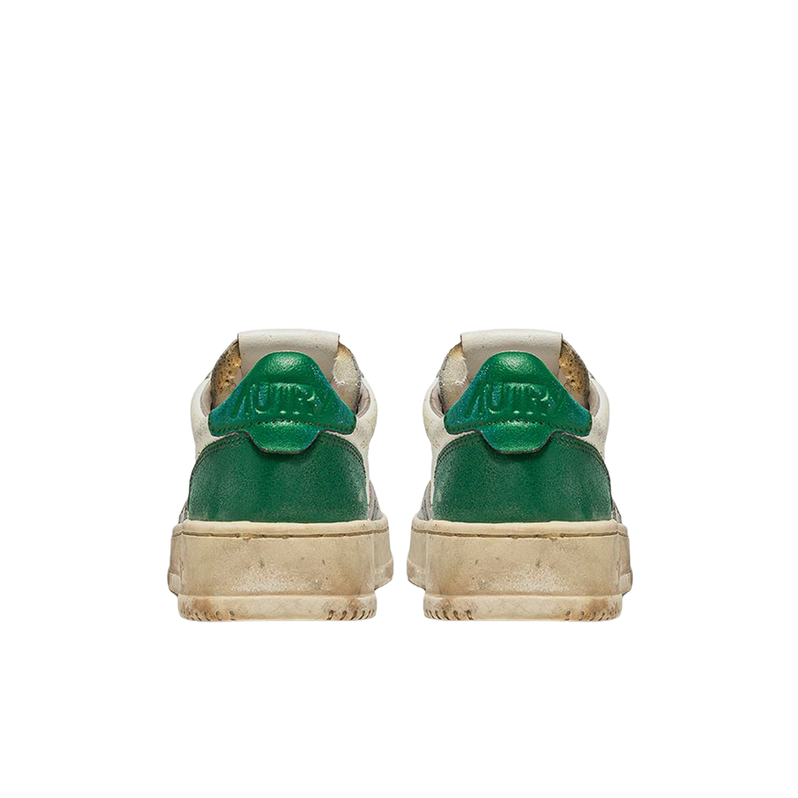 오트리 슈퍼 빈티지 메달리스트 로우 레더 스니커즈 그레이 그린(Autry Super Vintage Medalist Low Leather Sneakers Gray Green) - 3