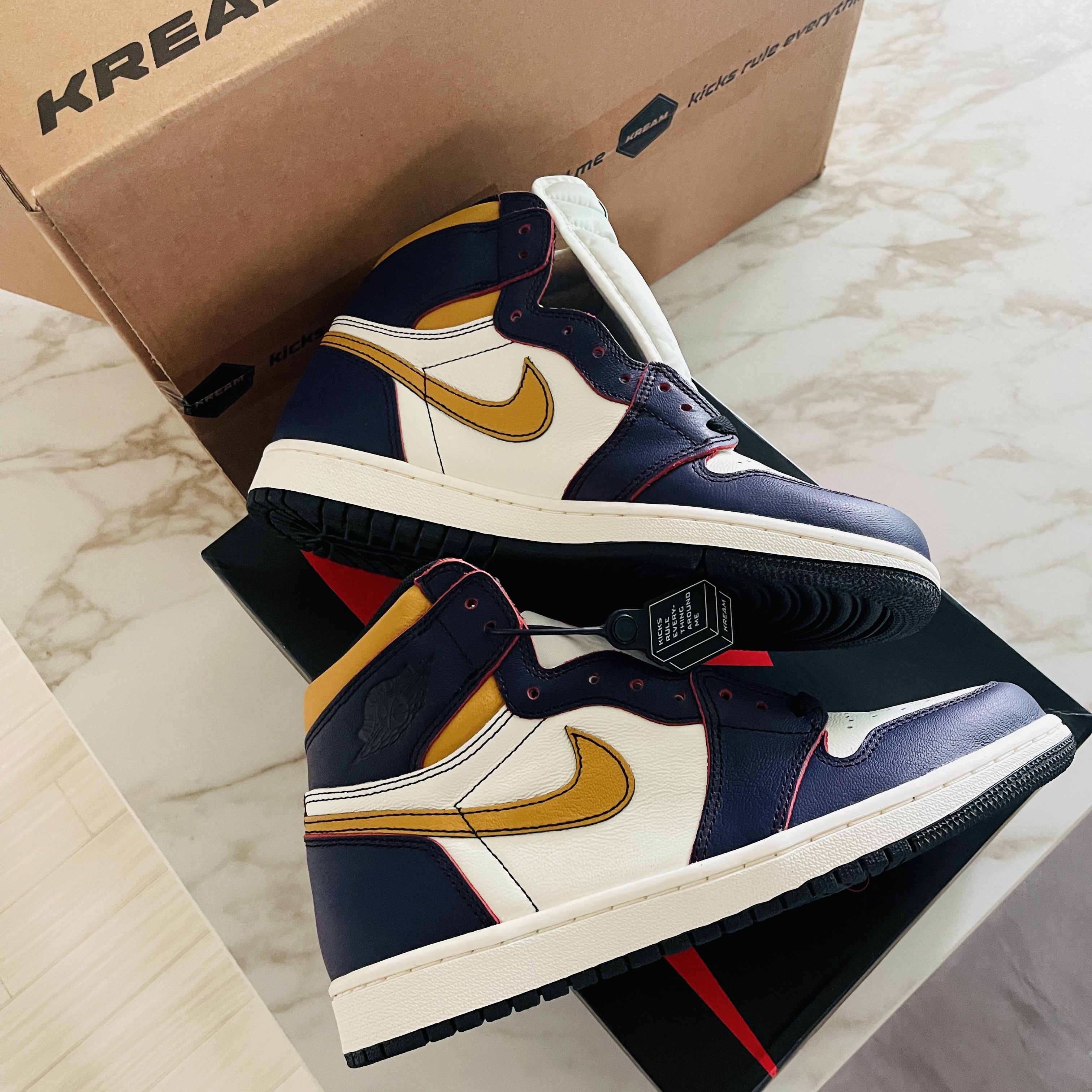 Jordan 1 Retro High OG Defiant SB LA to Chicago 착용 스타일