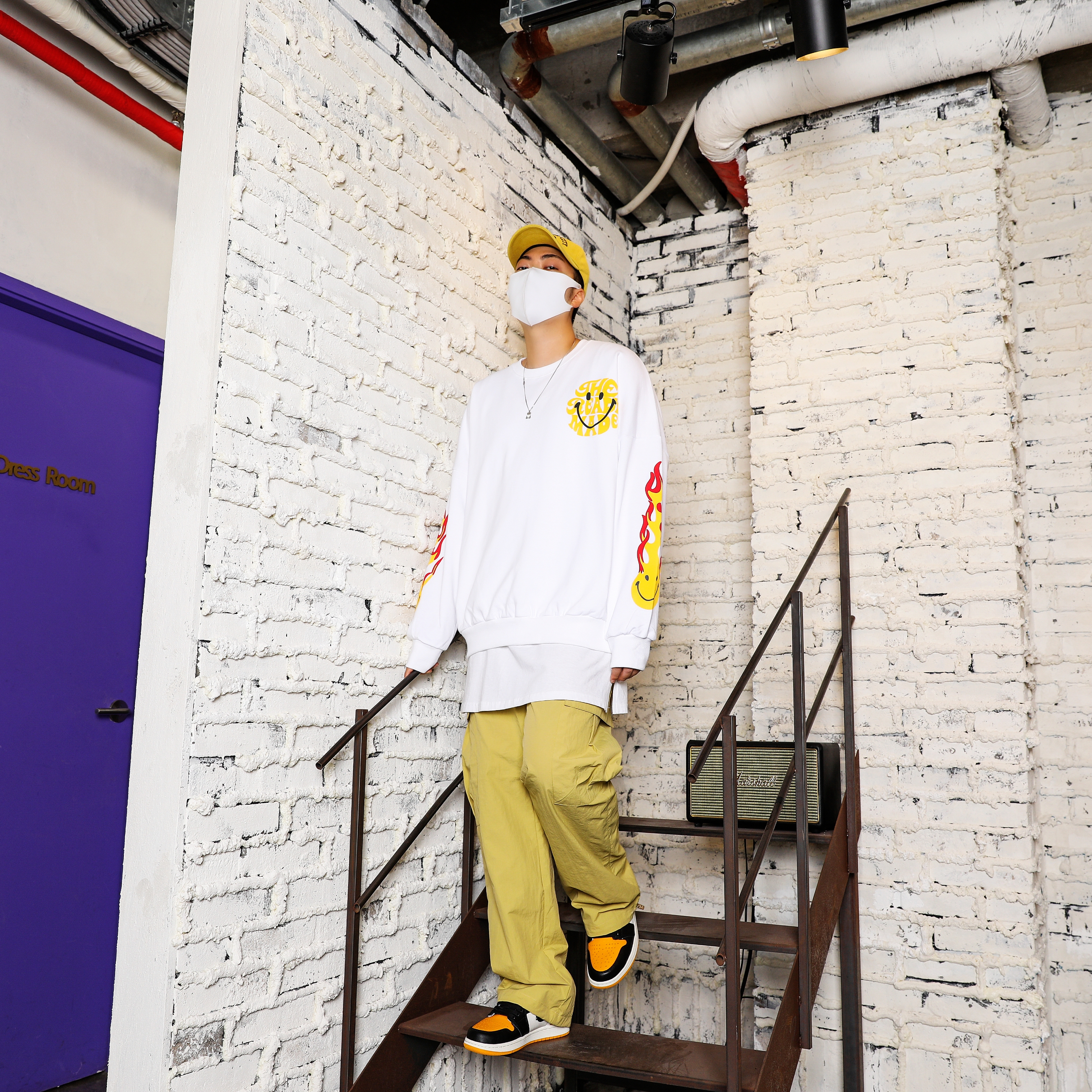 Jordan 1 Retro High OG Taxi 착용 스타일 - 1