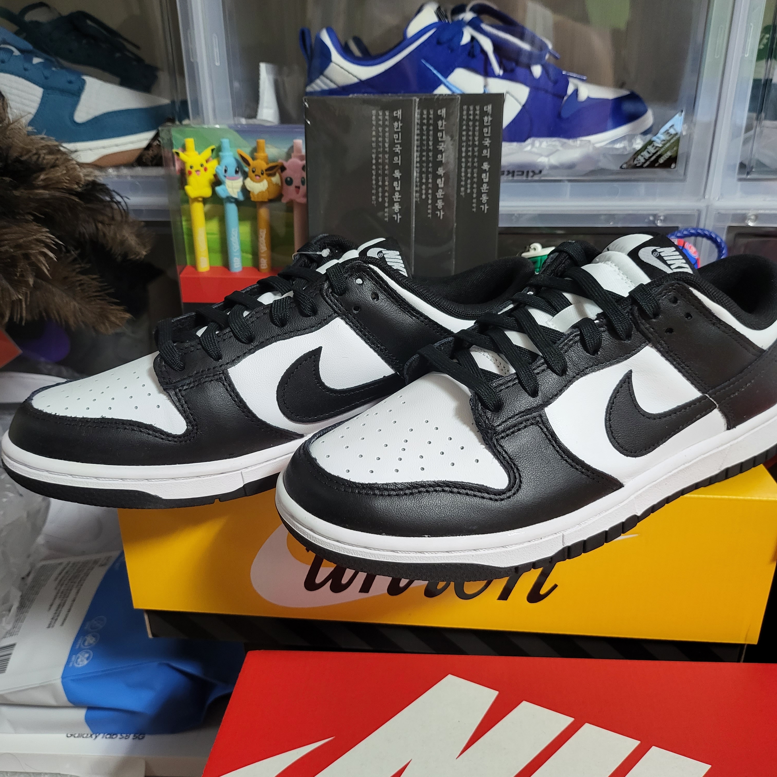 Nike Dunk Low Retro Black 착용 스타일 - 3