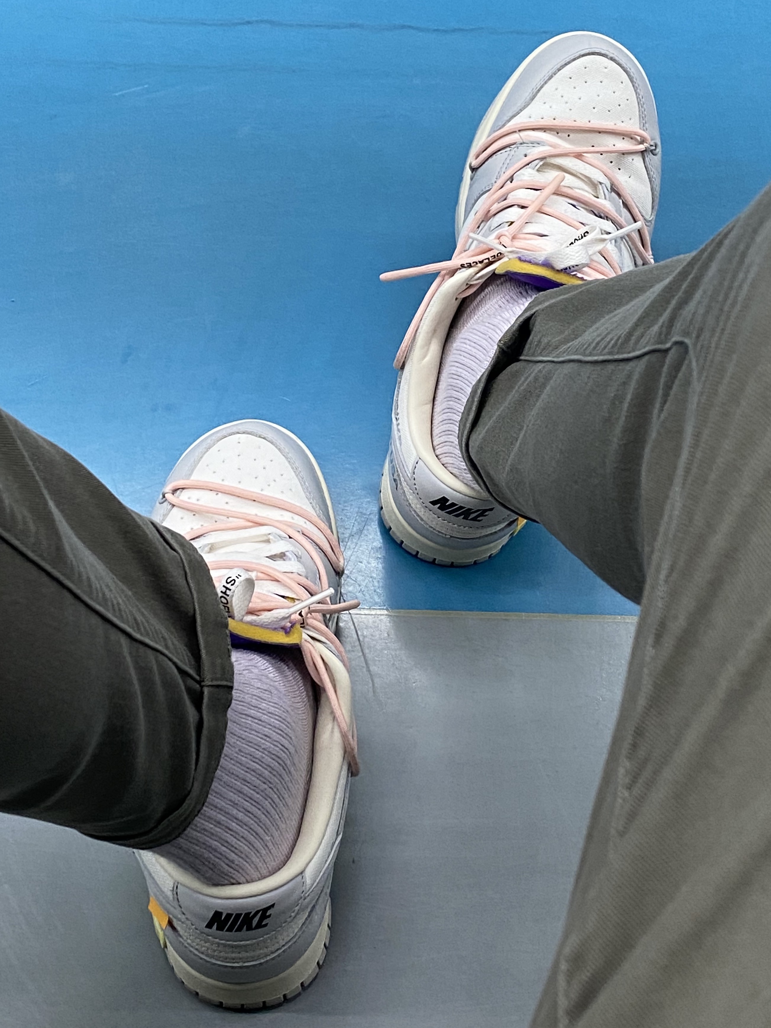 Nike x Off-White Dunk Low The 50 - Lot 24 착용 스타일