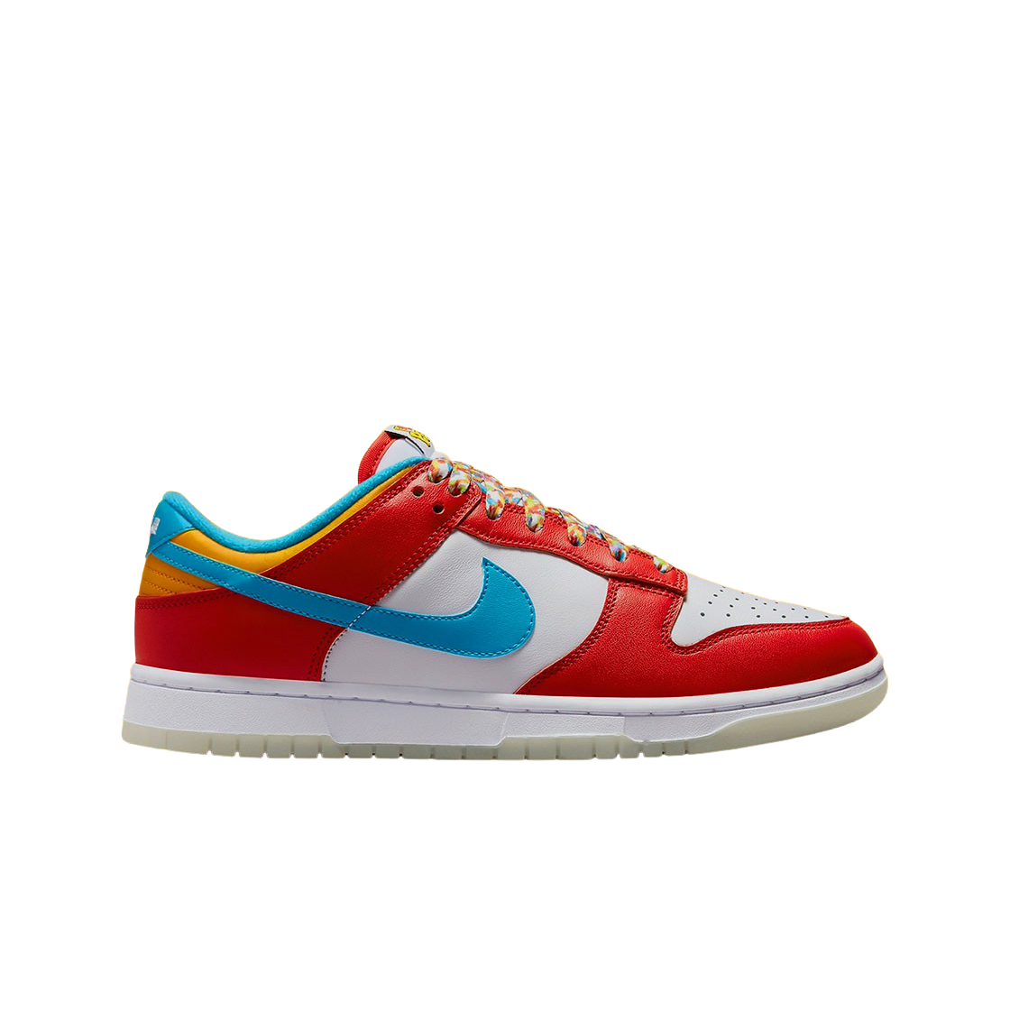 나이키 x 르브론 제임스 x 프루이티 페블스 덩크 로우 QS 하바네로 레드(Nike x LeBron James x Fruity Pebbles Dunk Low QS Habanero Red)