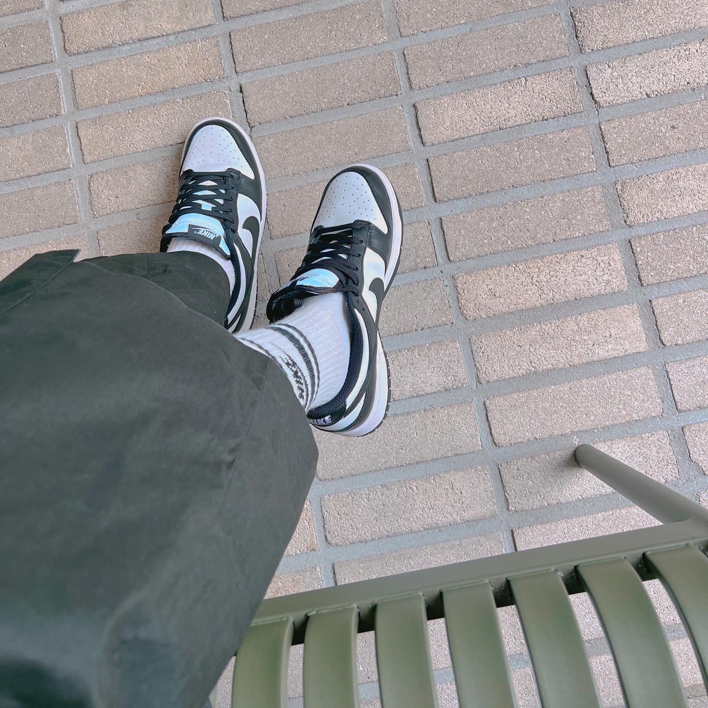 (W) Nike Dunk Low Black 착용 스타일